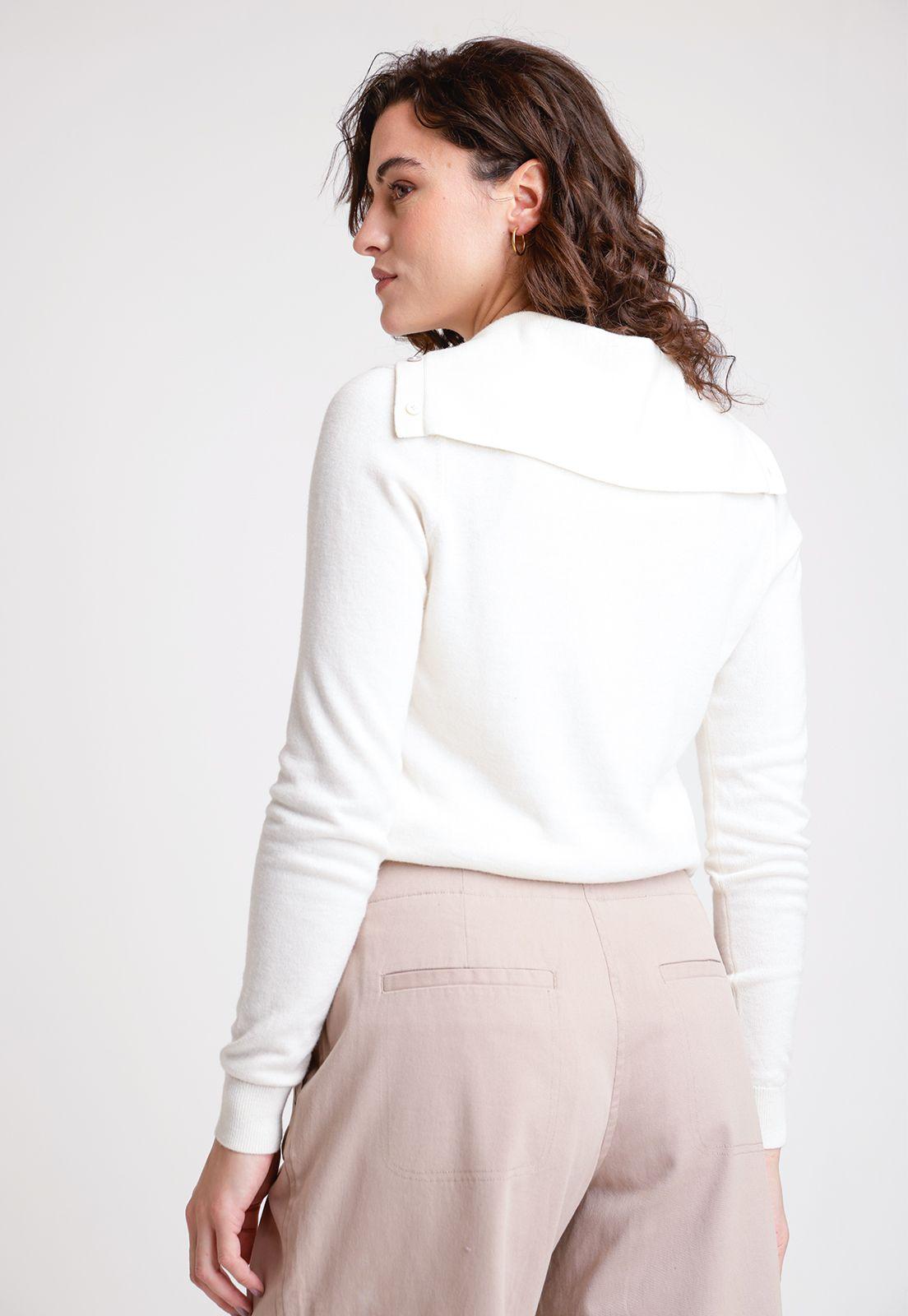 Tejido De Mujer Modelo Liv Color Crudo-1