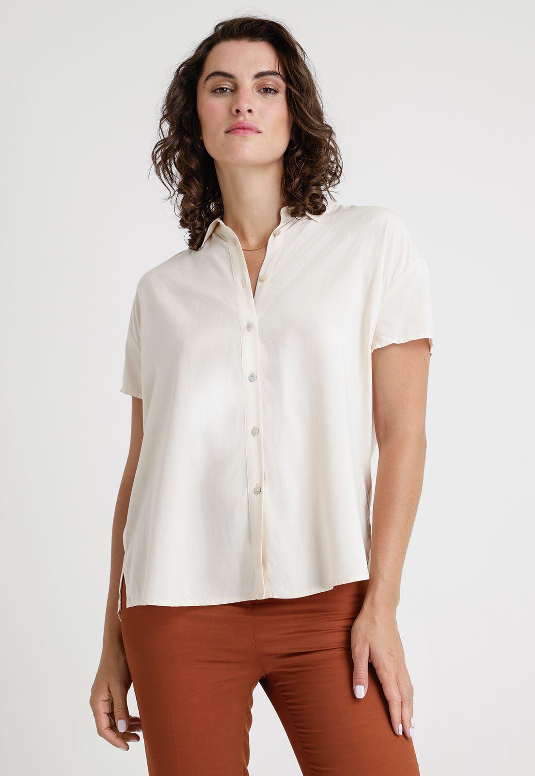 Blusa De Mujer Modelo Simos Color Natural-0