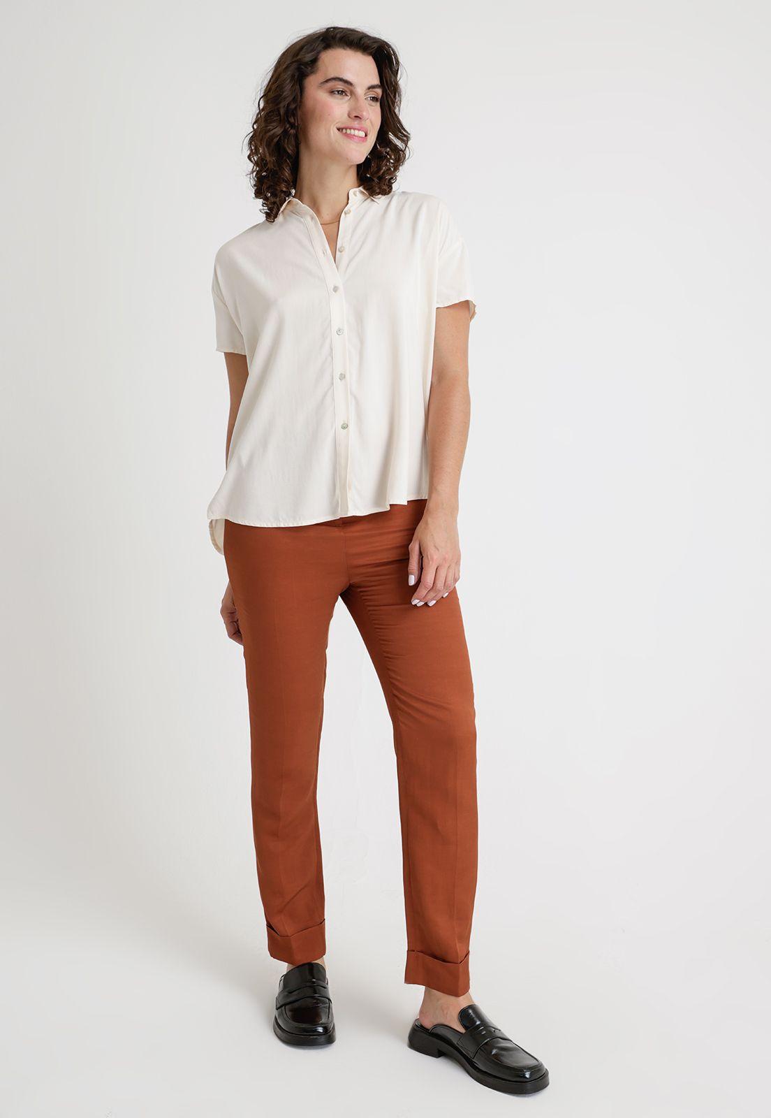 Blusa De Mujer Modelo Simos Color Natural-3