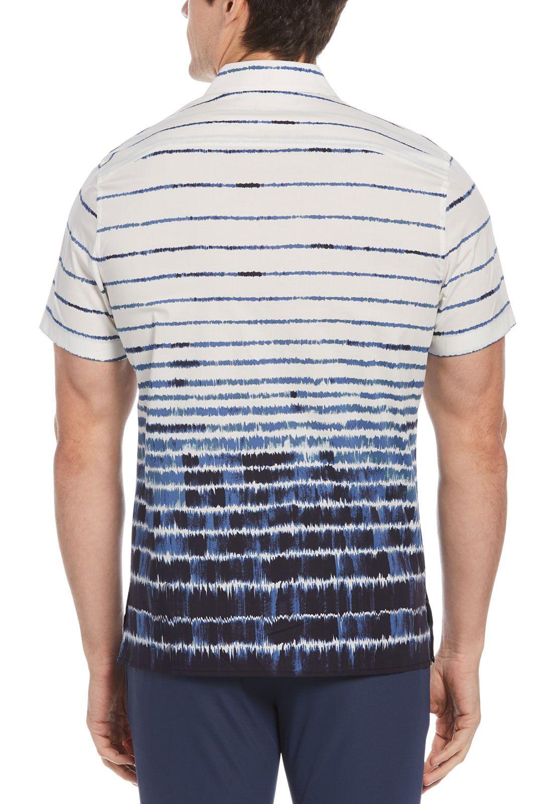 Camisa Casual Estampada Azul-1