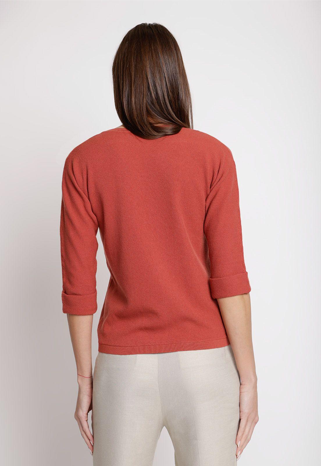 Tejido de Mujer Modelo Dover Color Terracota-1