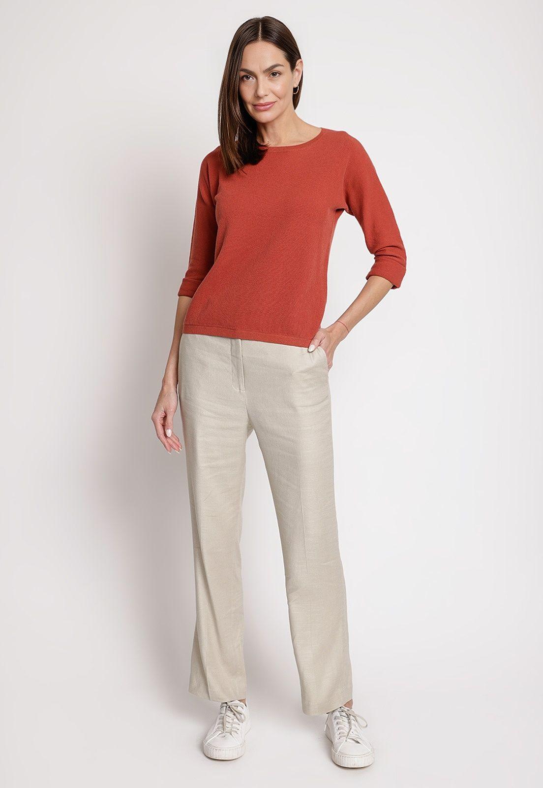 Tejido de Mujer Modelo Dover Color Terracota-3