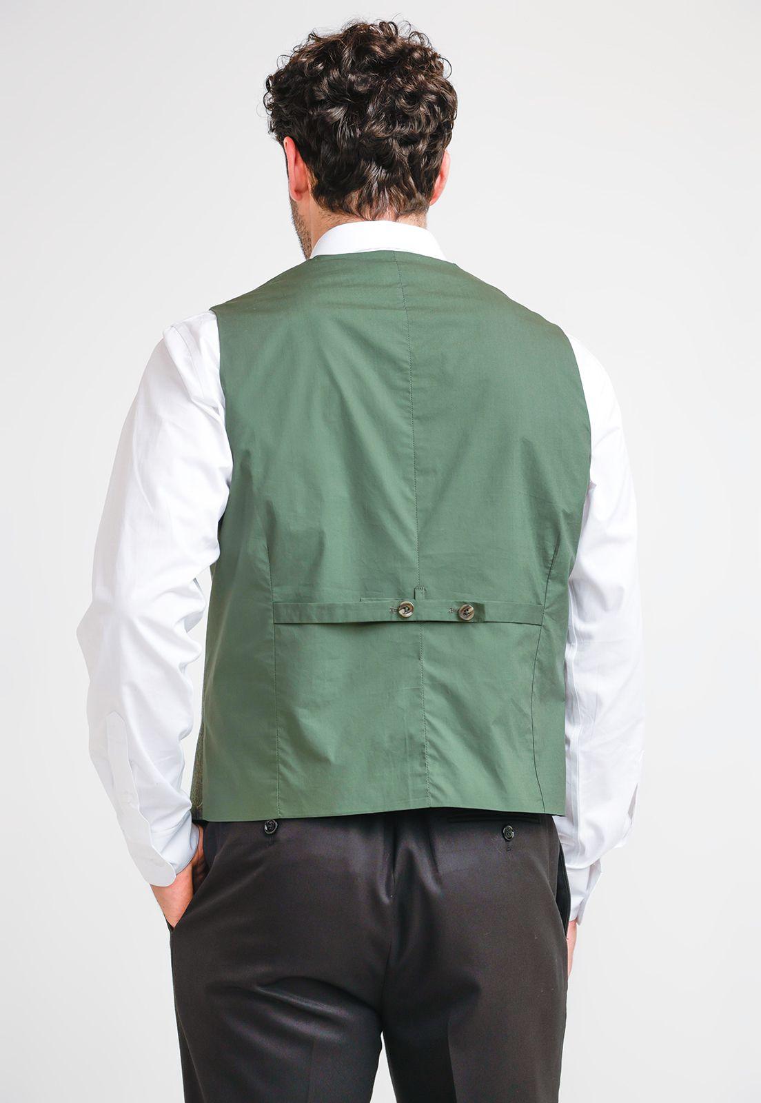 Gillet Hombre Formal Executive Verde-1