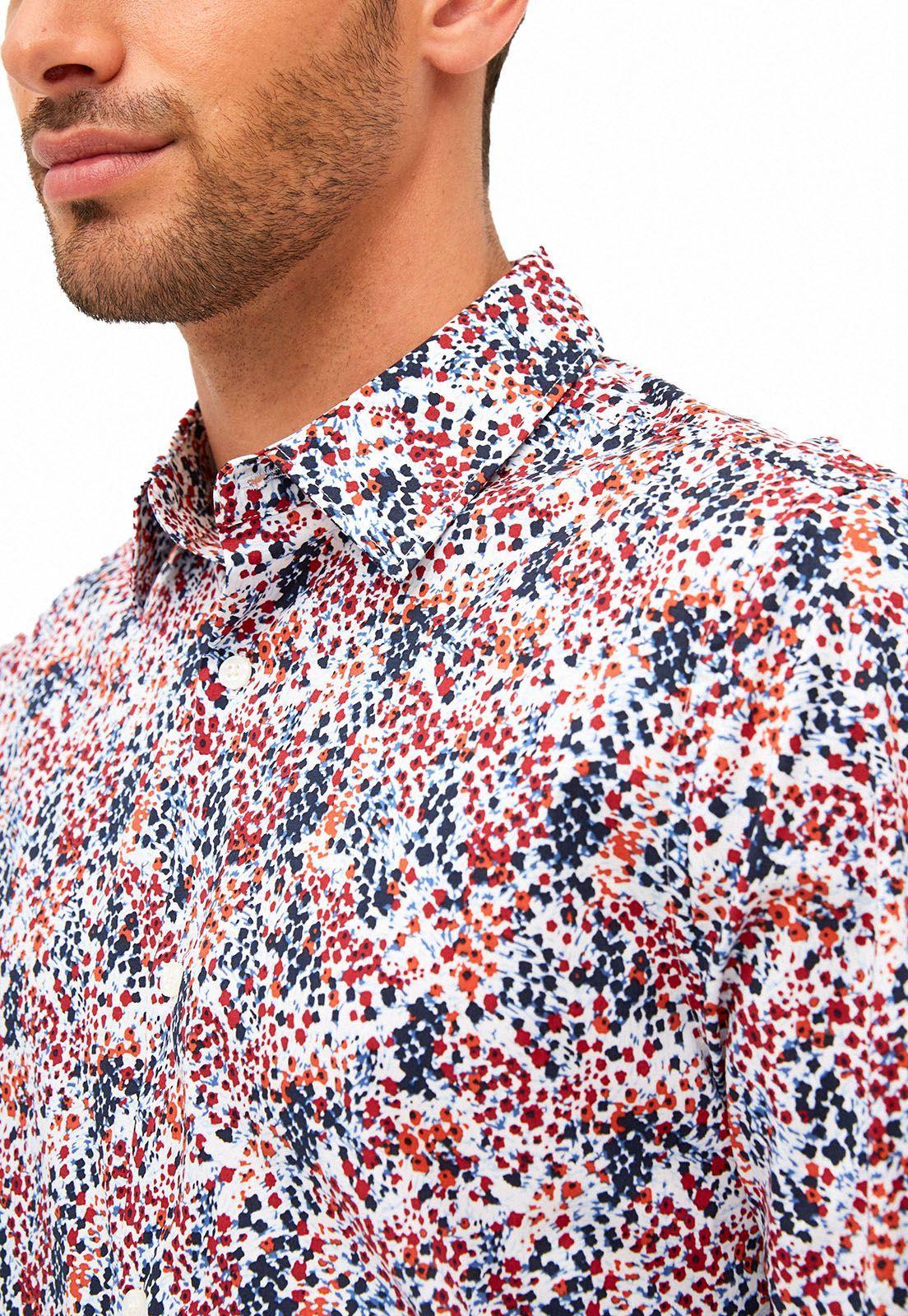 Camisa Estampado Floral Colores-2