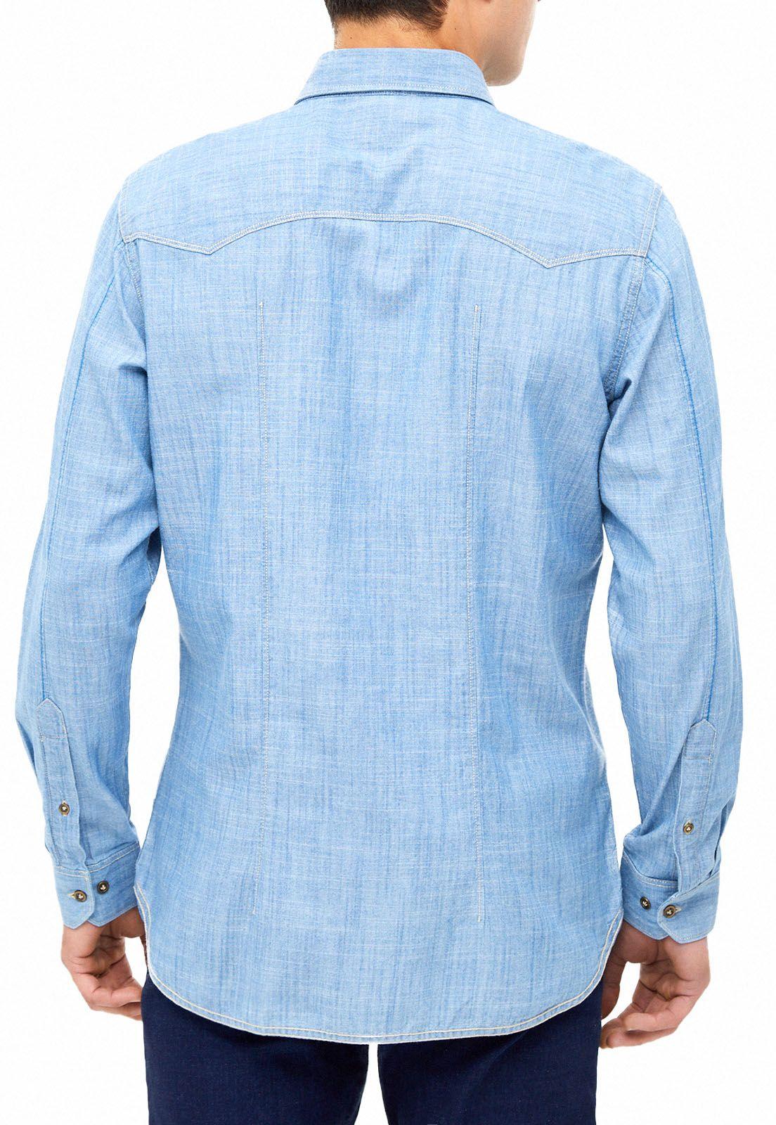 Camisa Guercino. Azul Claro-1