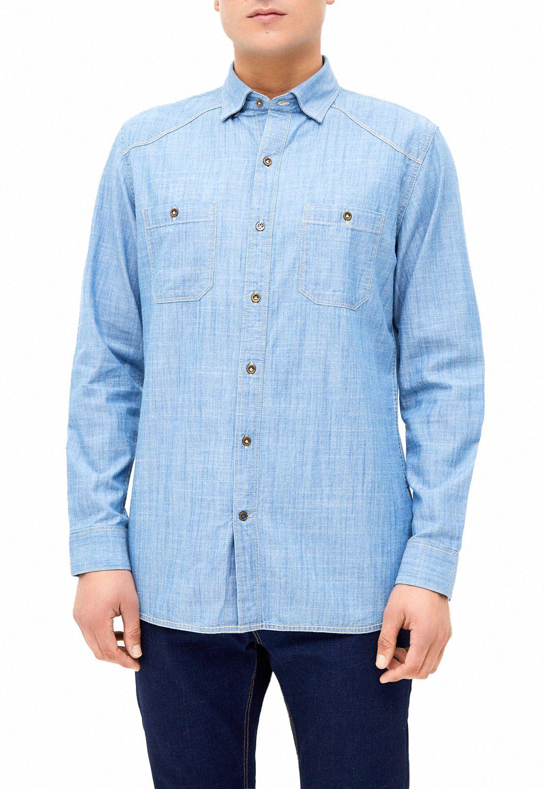 Camisa Guercino. Azul Claro-0