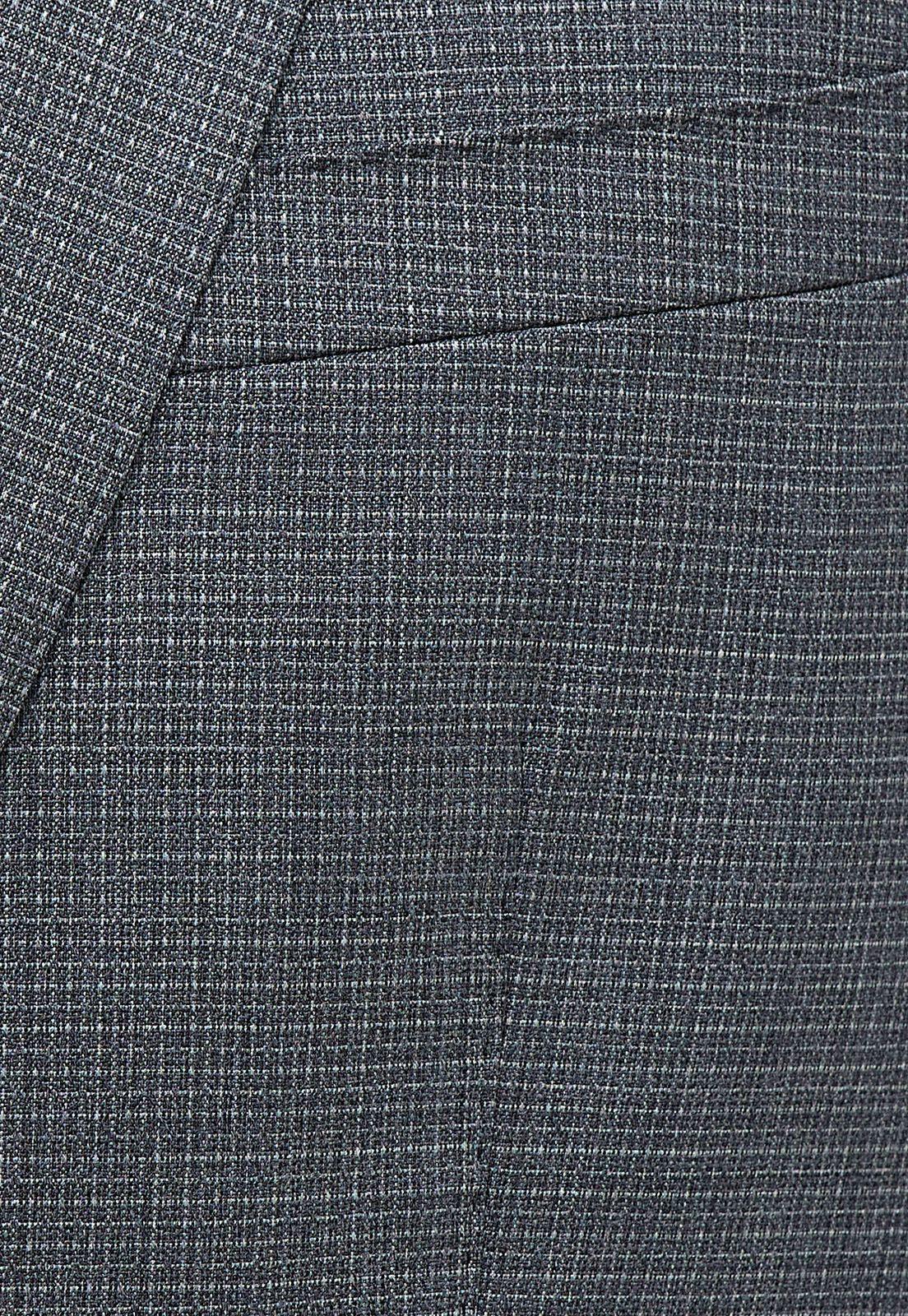 Traje Lana Microdiseño Gris Oscuro-3