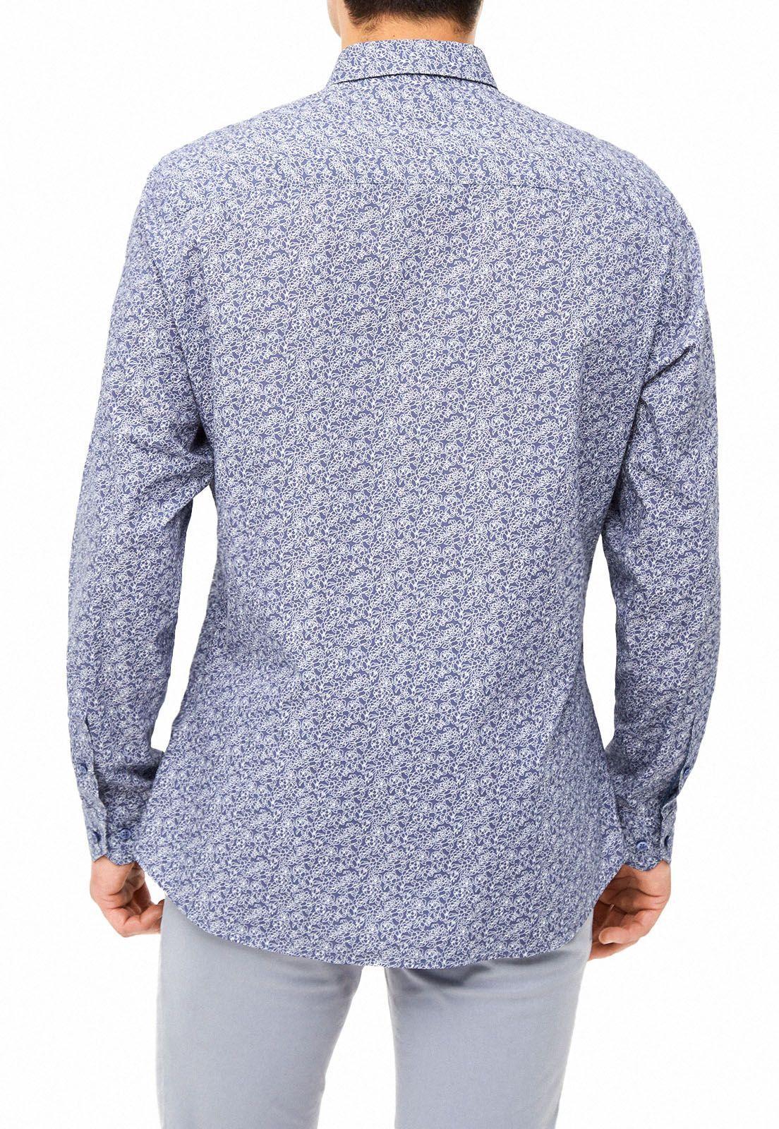 Camisa Ml Gokhan Azul-1