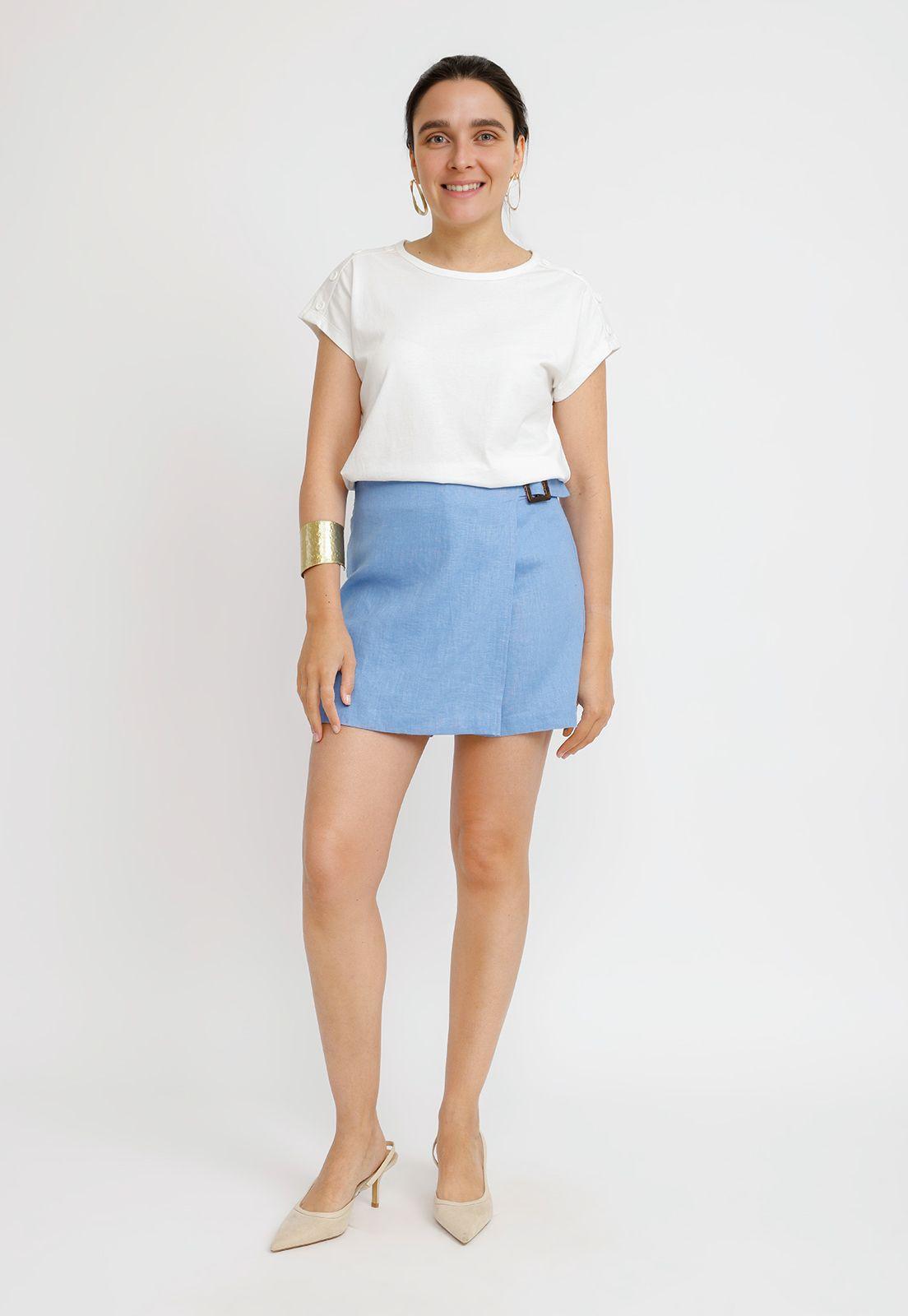 Polera Mujer Bilbao Algodón Peruano Blanco-3