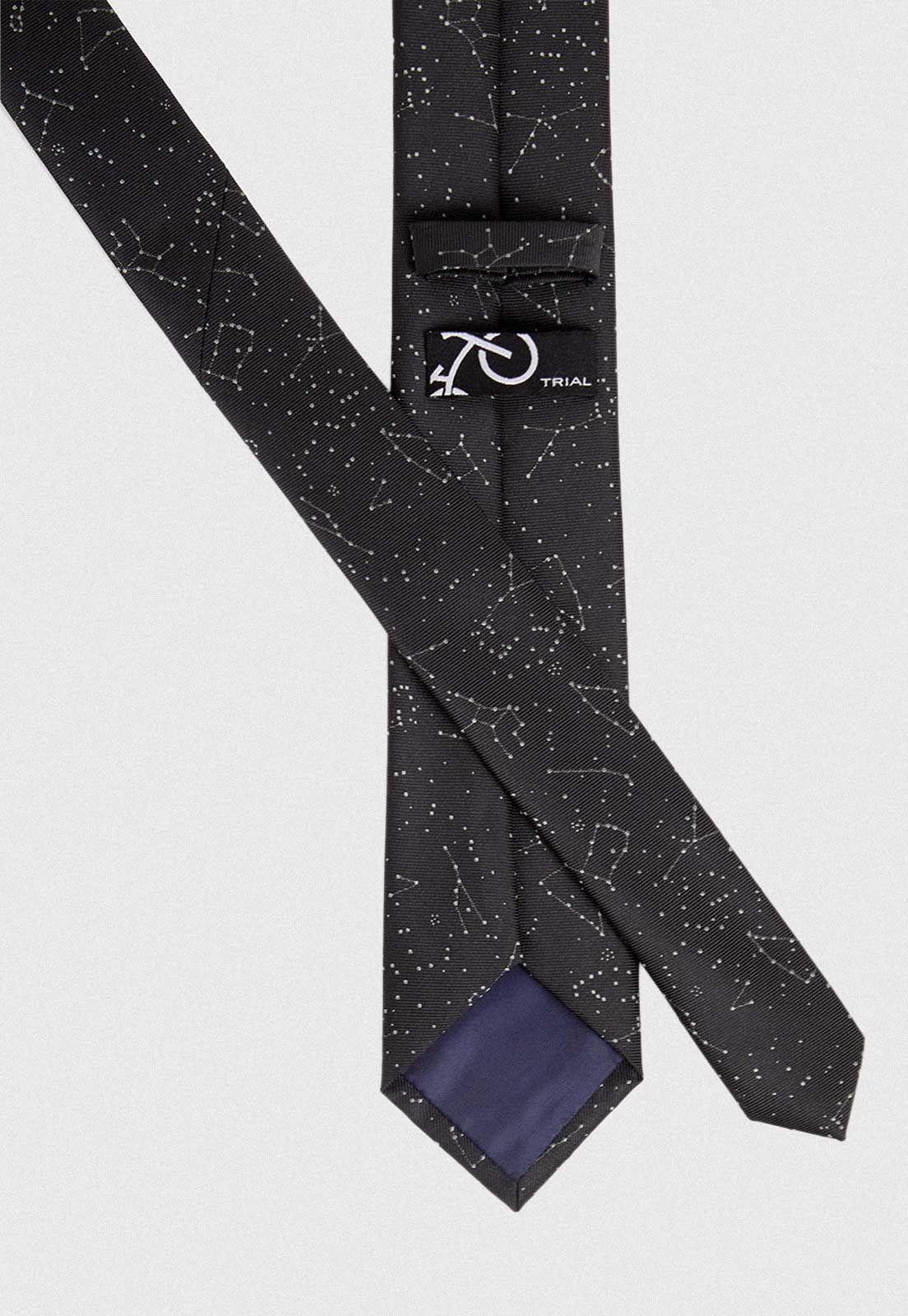 Corbata hombre Formal Graduación Microfibra Negro-2