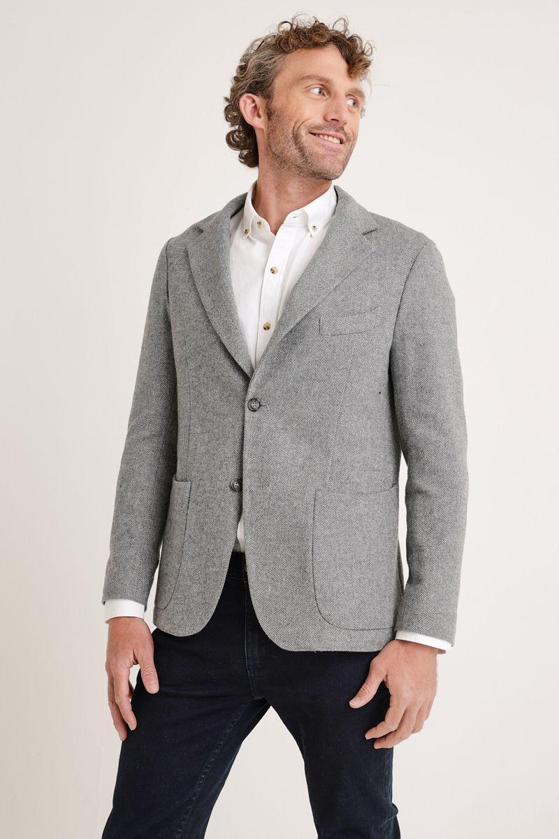 Chaqueta europea gris-0