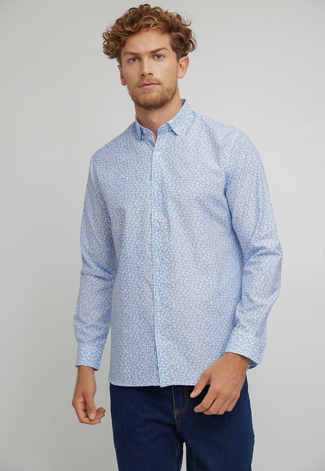 Camisa Luigi celeste-0