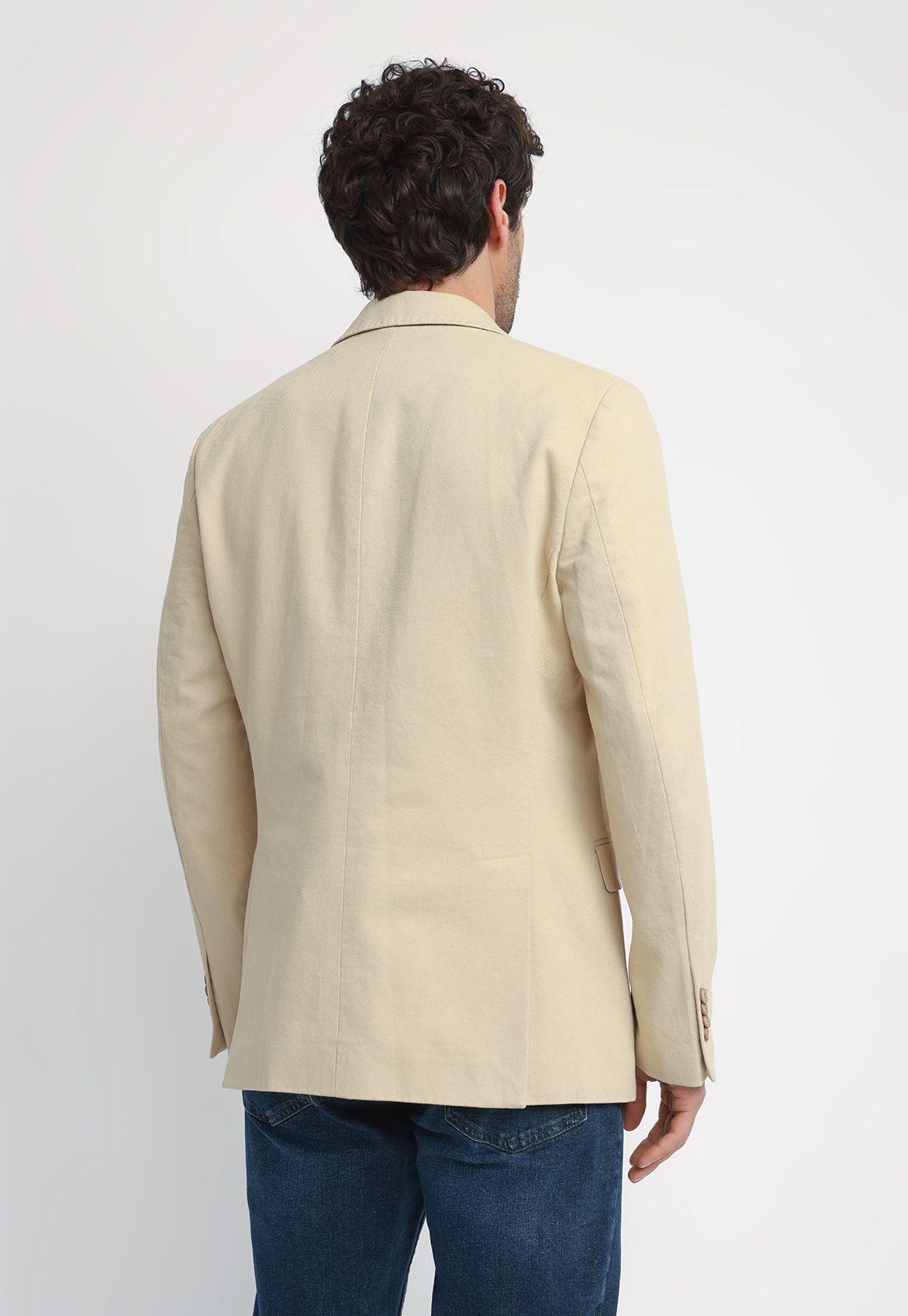 Chaqueta Hombre Algodón Beige THE BILLIE SLIM JACKET-1