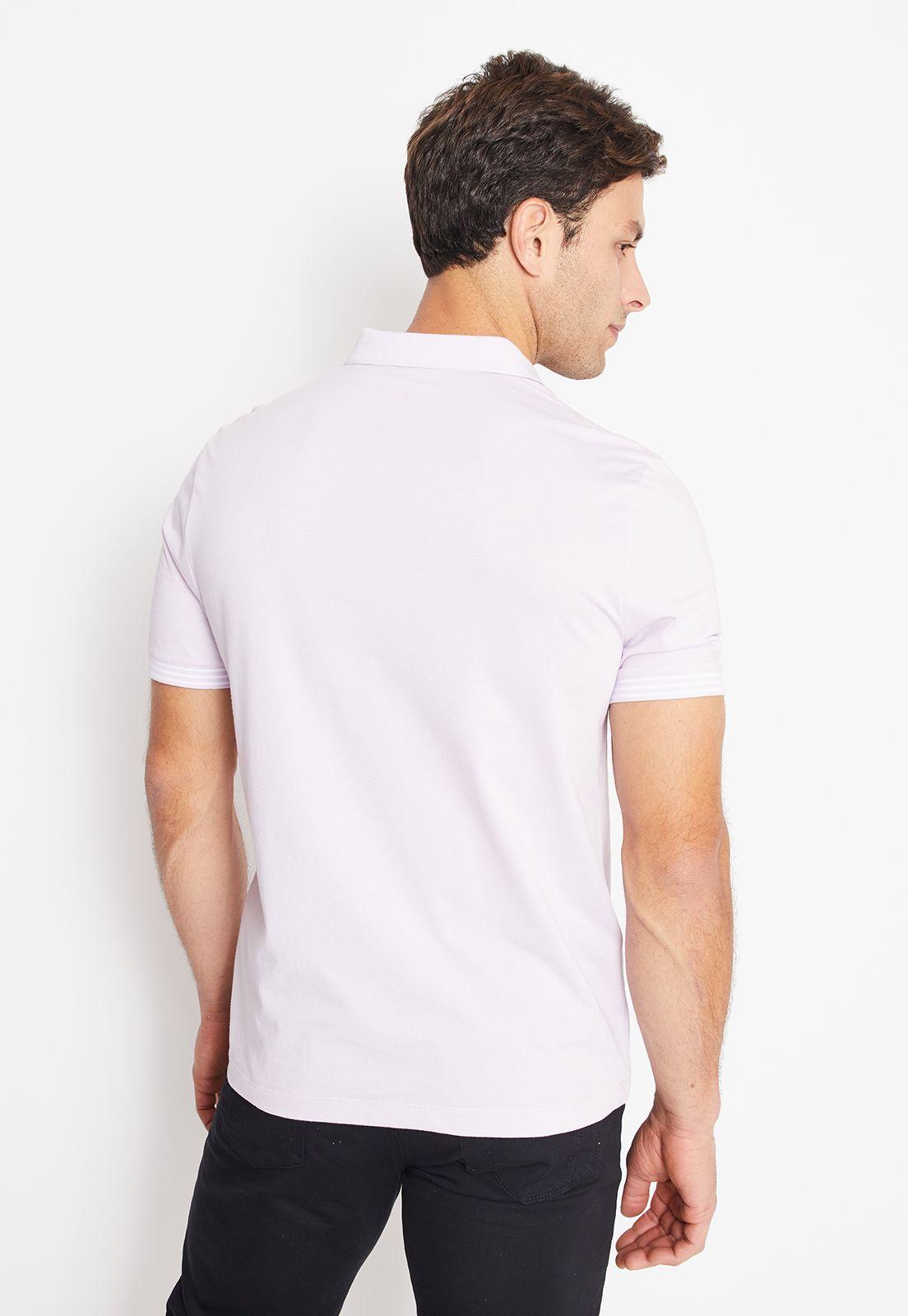 Polera Hombre Icon Polo Lila-1