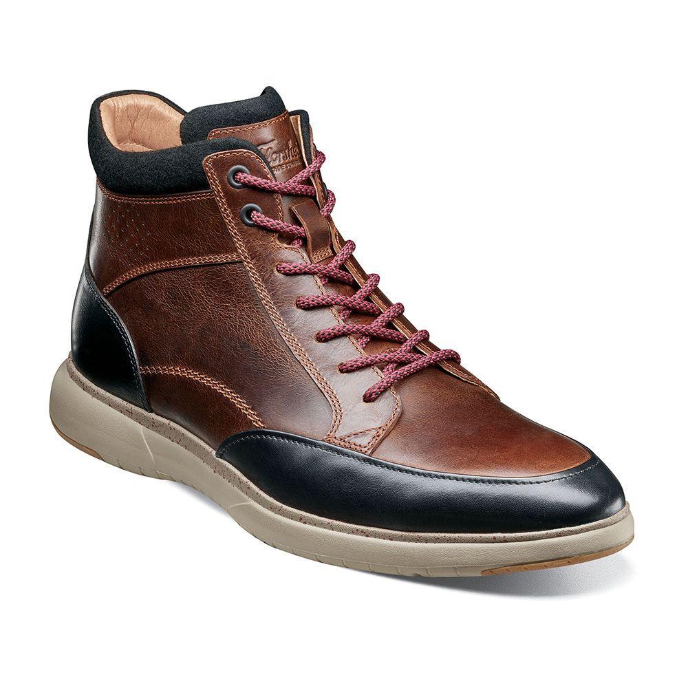 Botines Flair Mox Toe Lace Up Boot Café-0