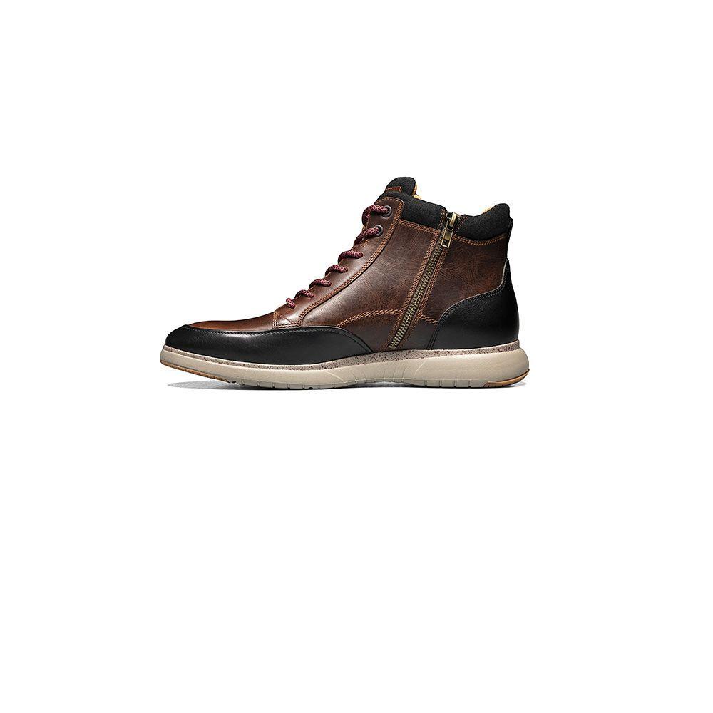 Botines Flair Mox Toe Lace Up Boot Café-1