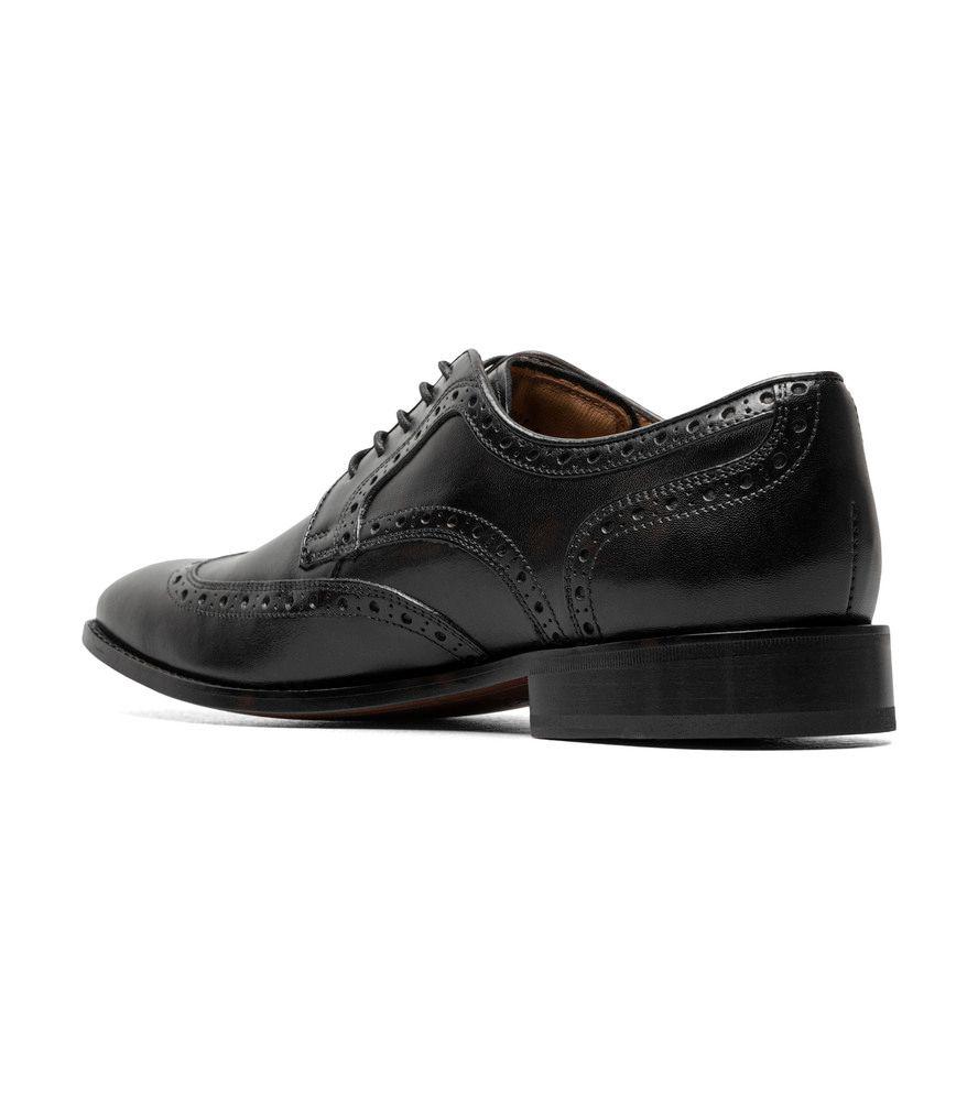 Zapatos Conetta Wing Tip Oxford Negro-1