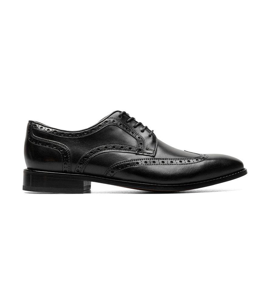 Zapatos Conetta Wing Tip Oxford Negro-3