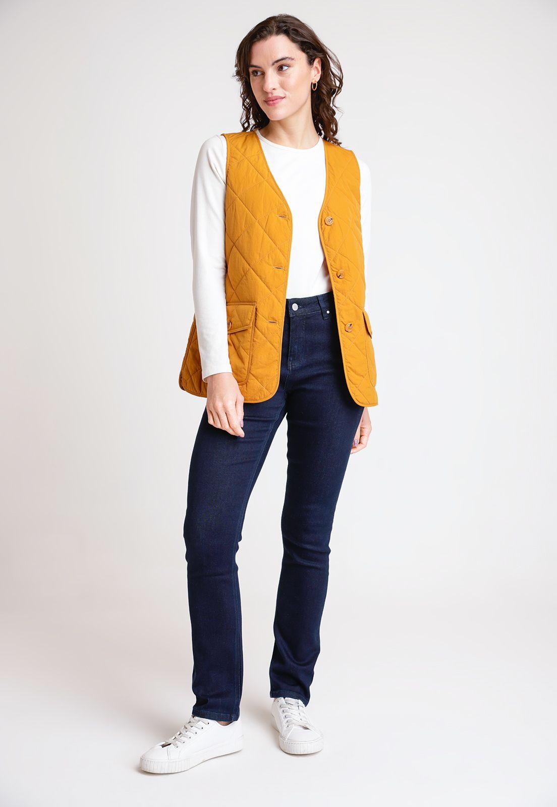 Chaqueta de Mujer Modelo Nagisa Color Mostaza-3
