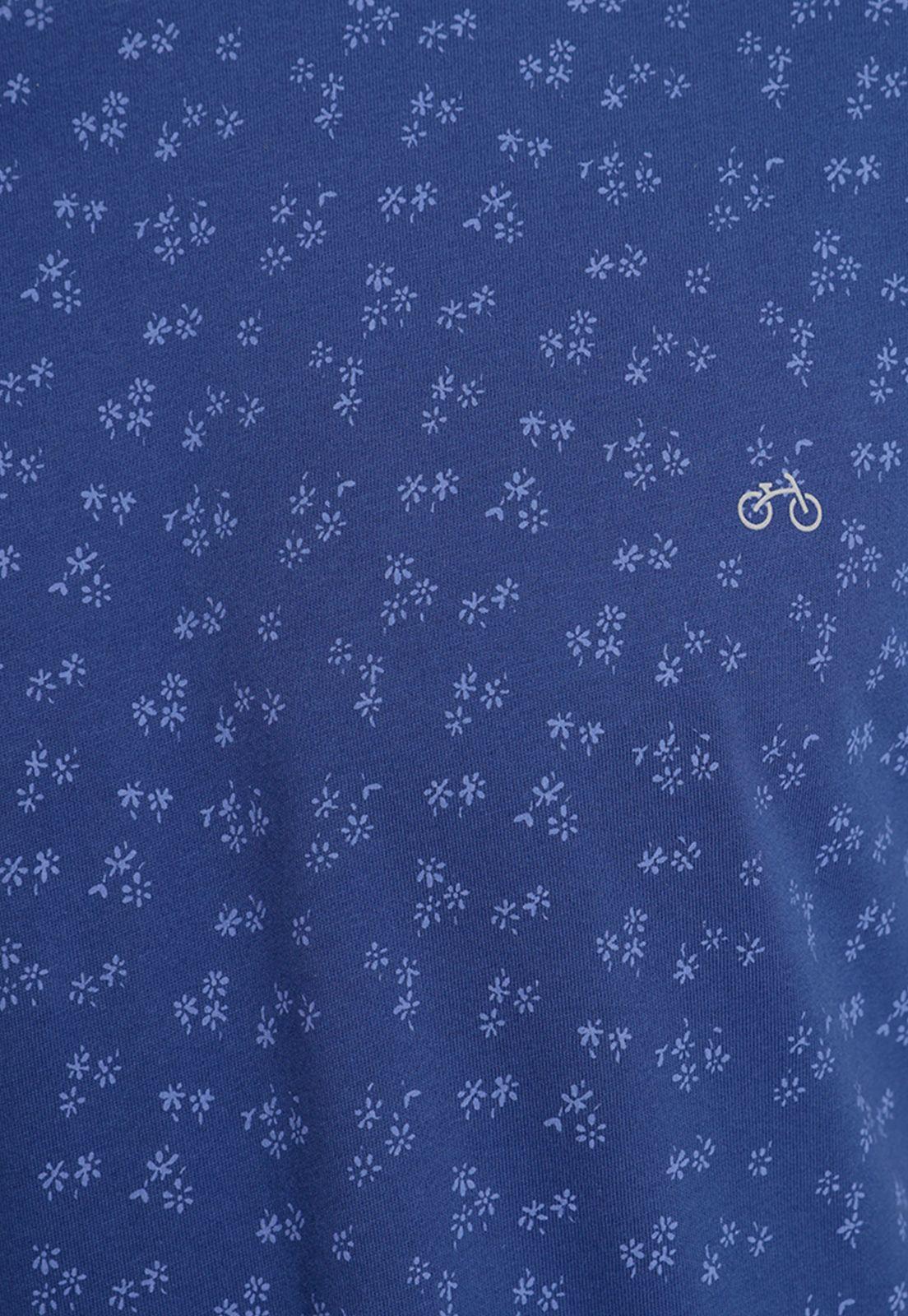 Polera Hombre Slim Fit Miquele Algodón Azul-2