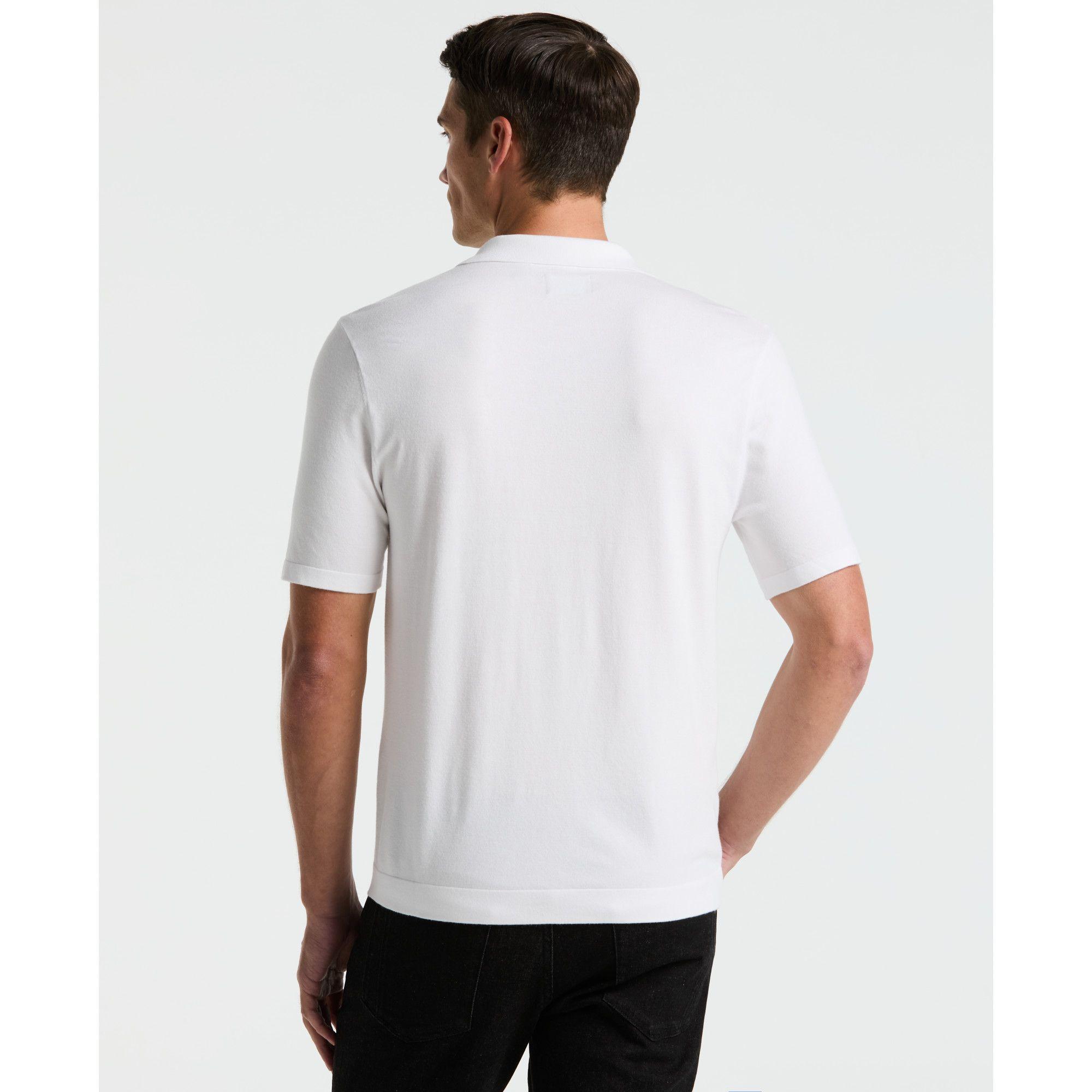 Polera Hombre Polo Manga Corta Blanco 4KSG7218-1