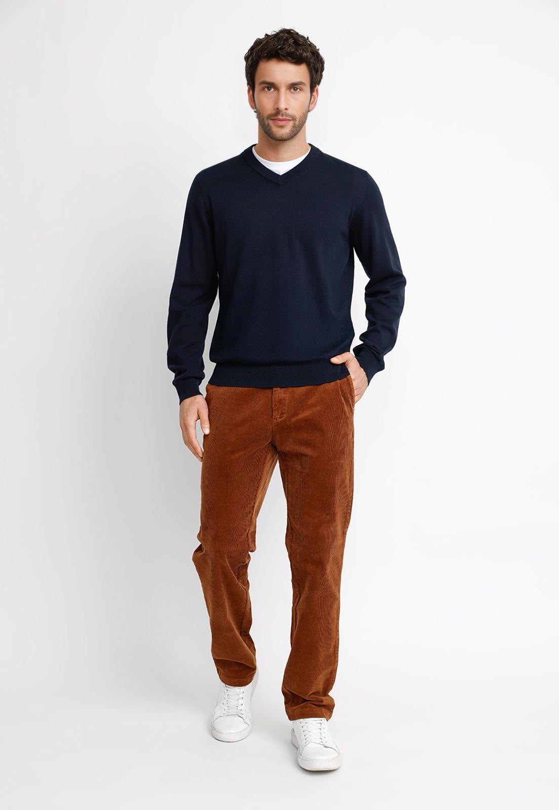 Tejido Hombre Parrot Azul Marino-3