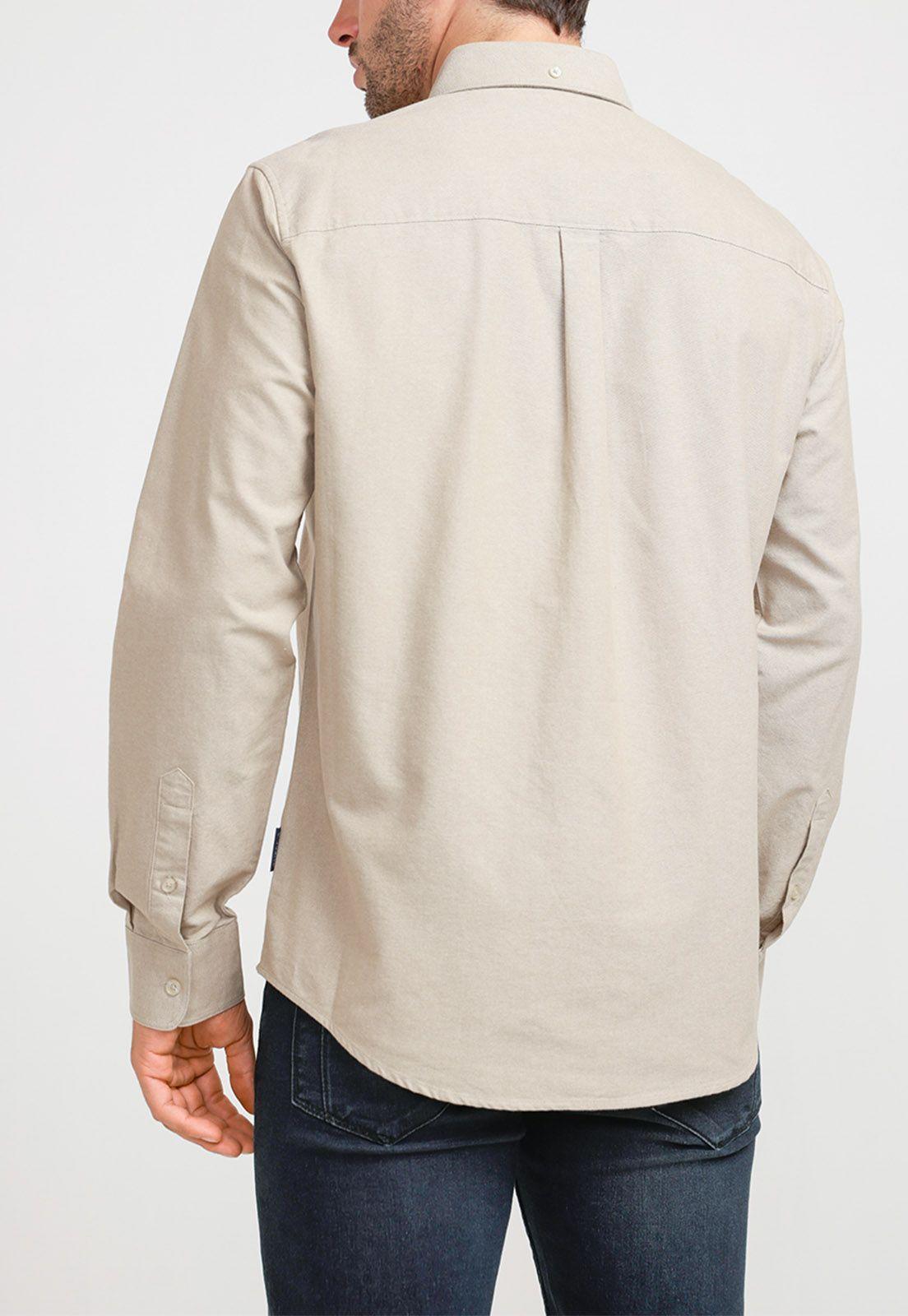Camisa Hombre Oxford Khaki-1