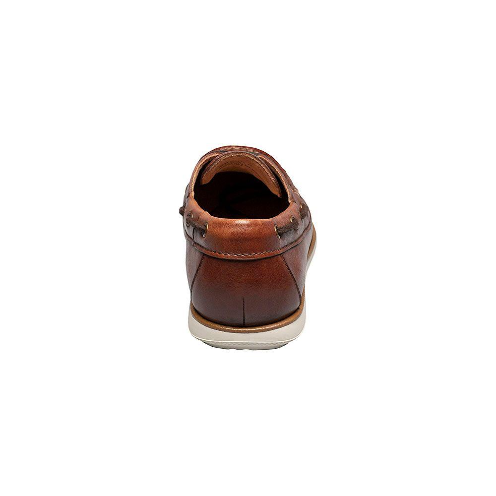 Mocasines Atlantic Moc Toe Boat Shoe Cognac-3