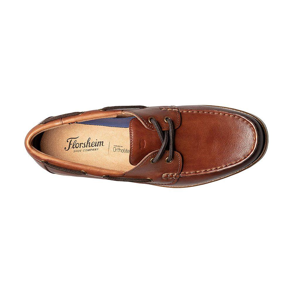 Mocasines Atlantic Moc Toe Boat Shoe Cognac-6
