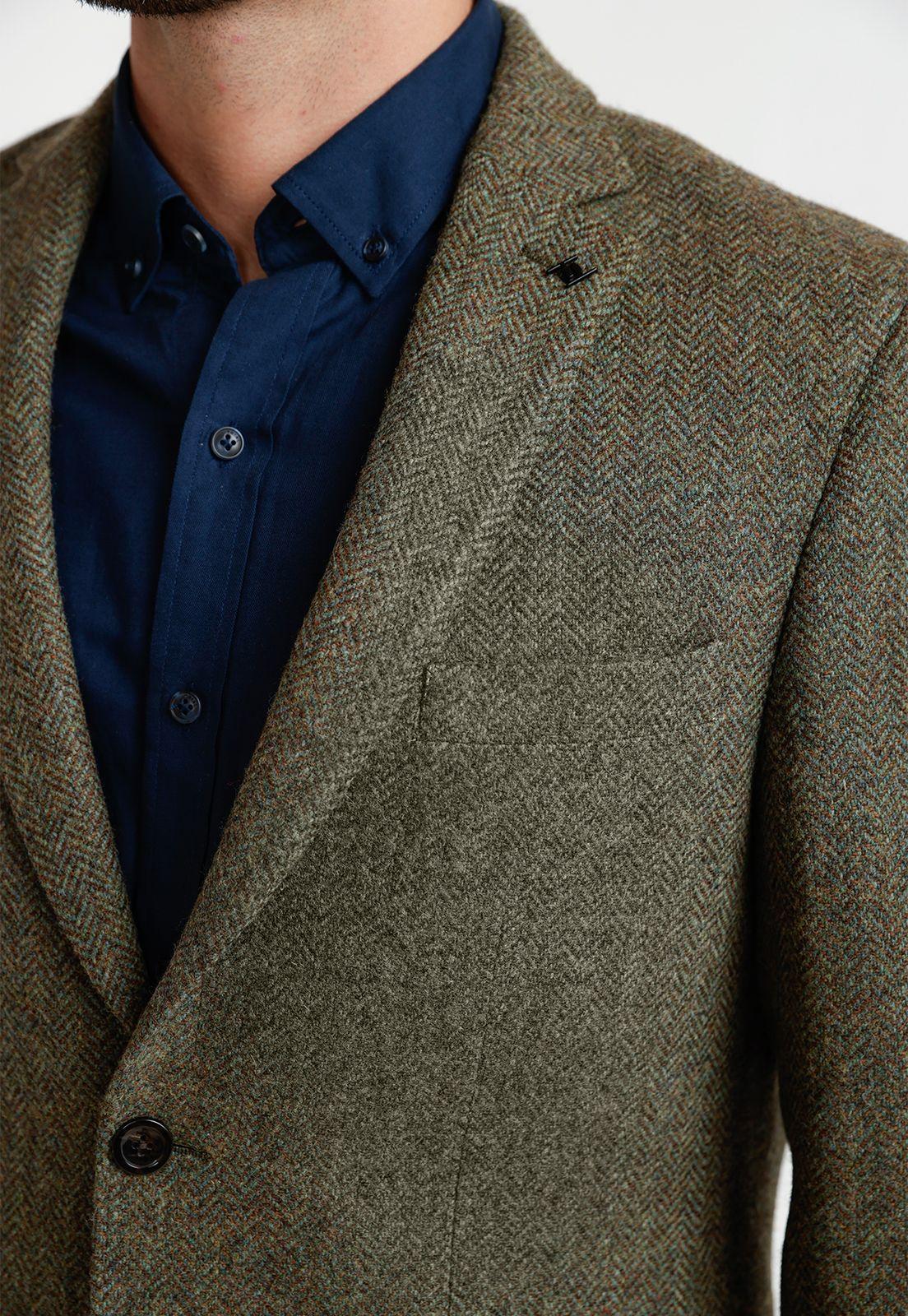 Chaqueta Hombre Lana Cooper Verde-2