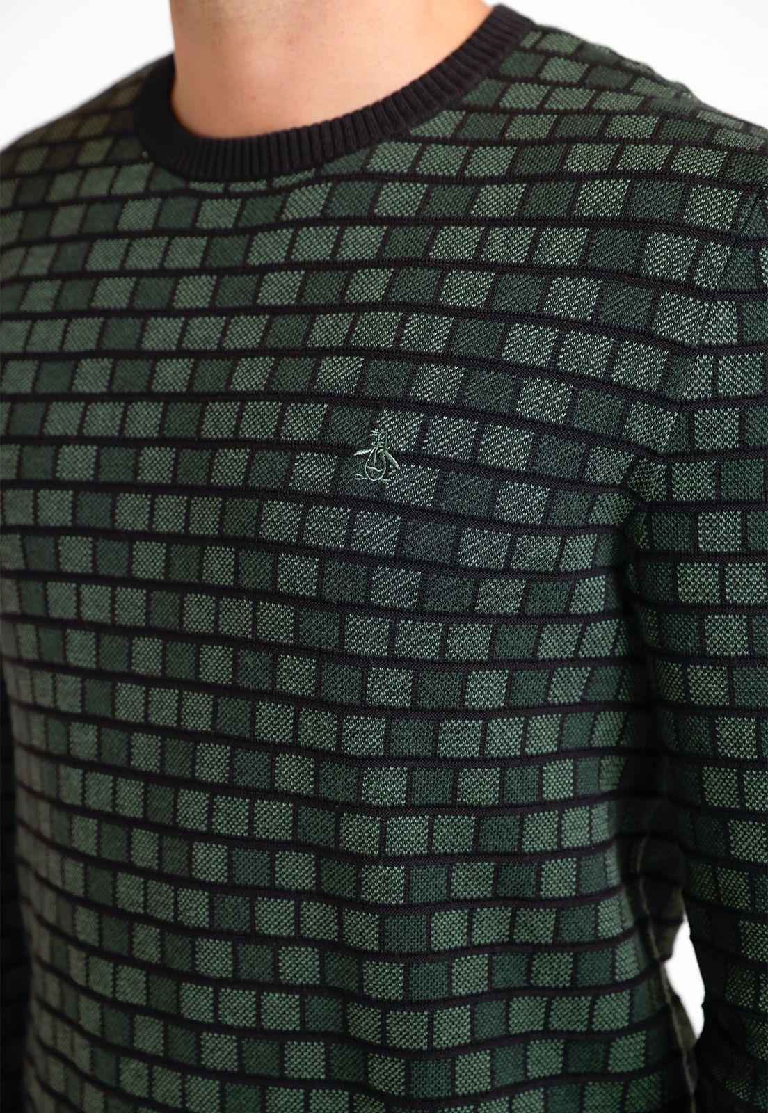 Sweater Hombre Algodón Diseño Verde-2