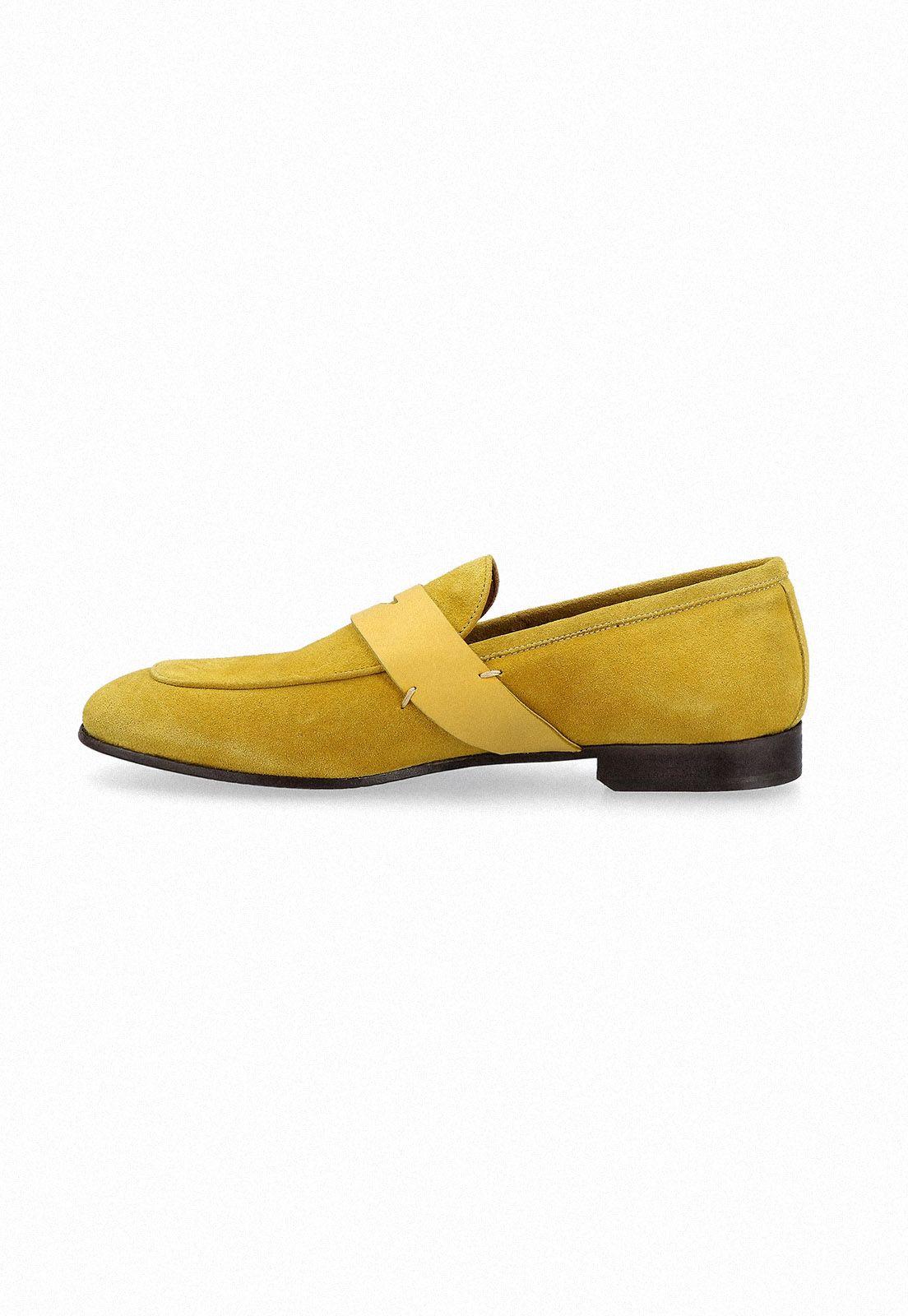 Mocasines Casual Italianos Proceno Moc Toe Amarillo-1