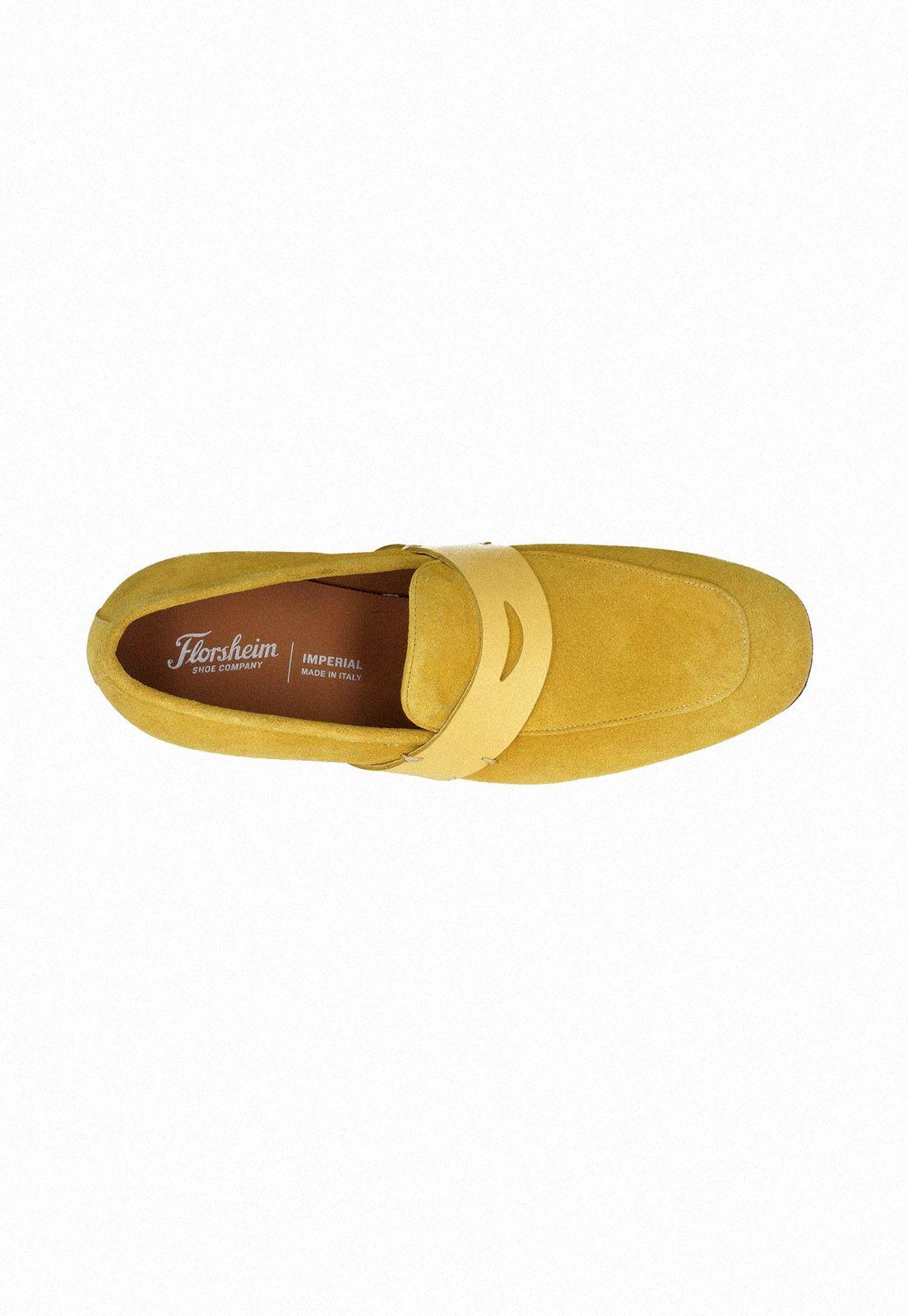 Mocasines Casual Italianos Proceno Moc Toe Amarillo-3