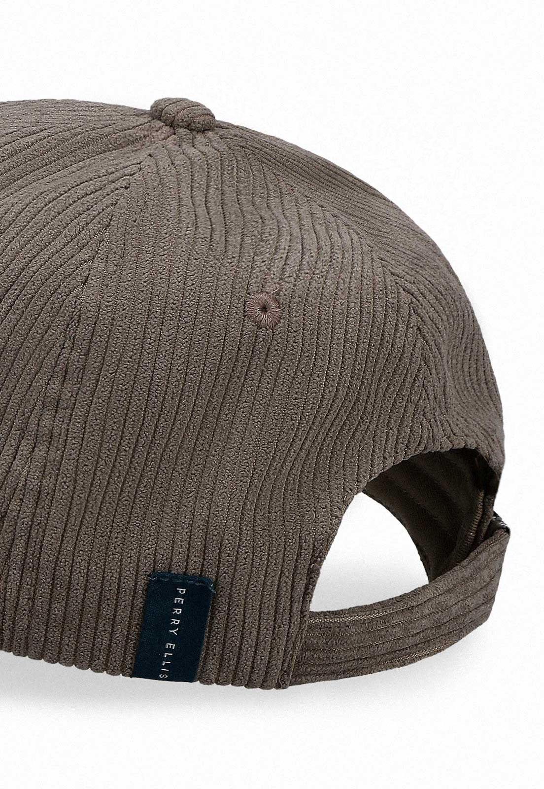 Gorra Baseball Cotelé Taupe-2