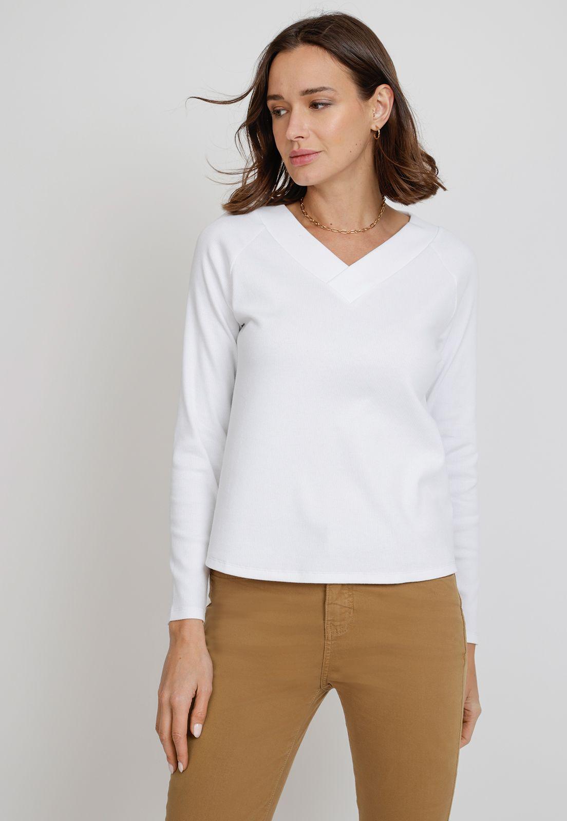 Polera De Mujer Icaria Blanco-0