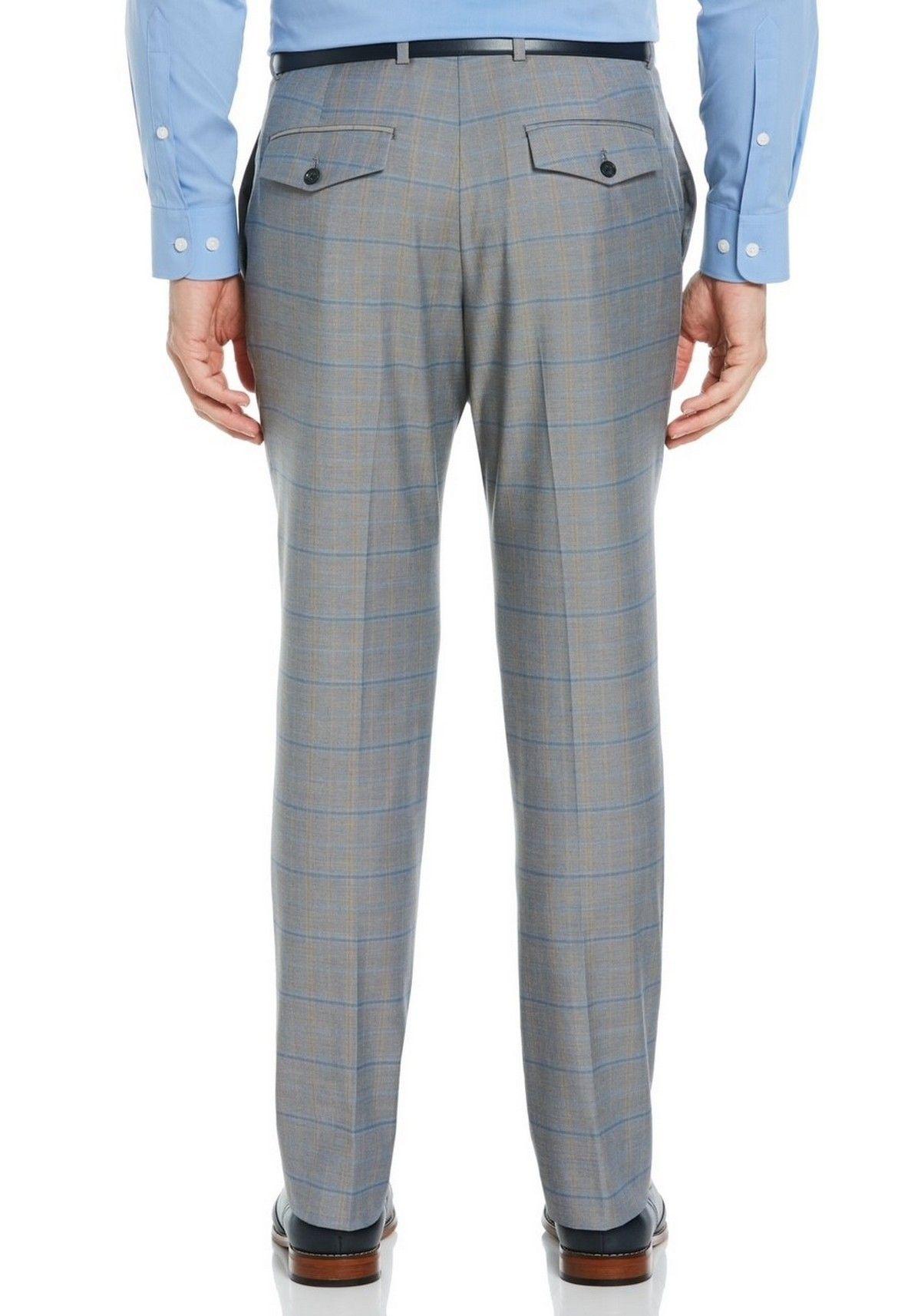 Pantalón Suit Sep Gris A Cuadros-1