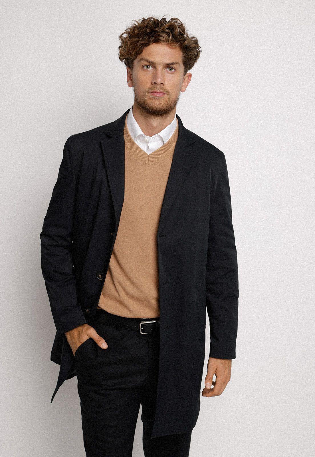 Chaqueta impermeable travel negro-0
