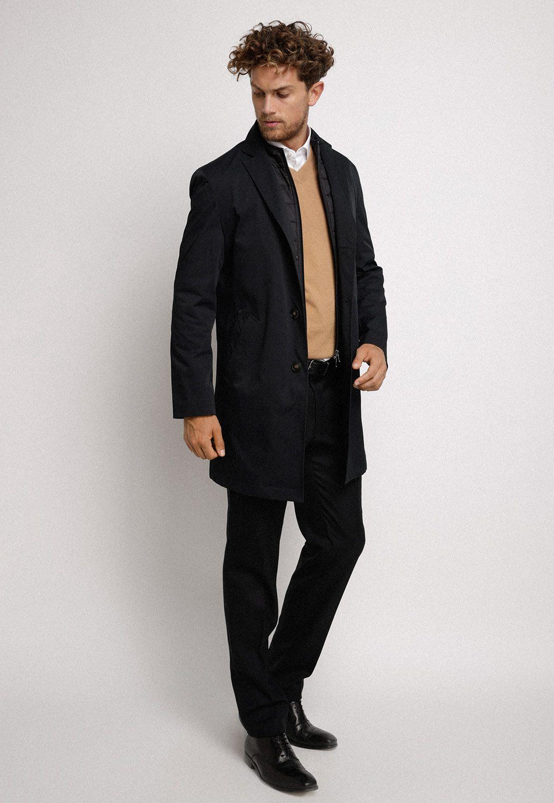 Chaqueta impermeable travel negro-2