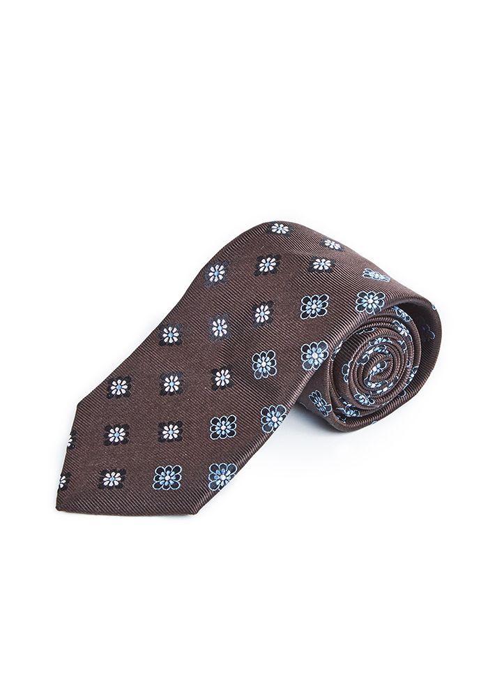 Corbata Luxury Fantasía Café-0