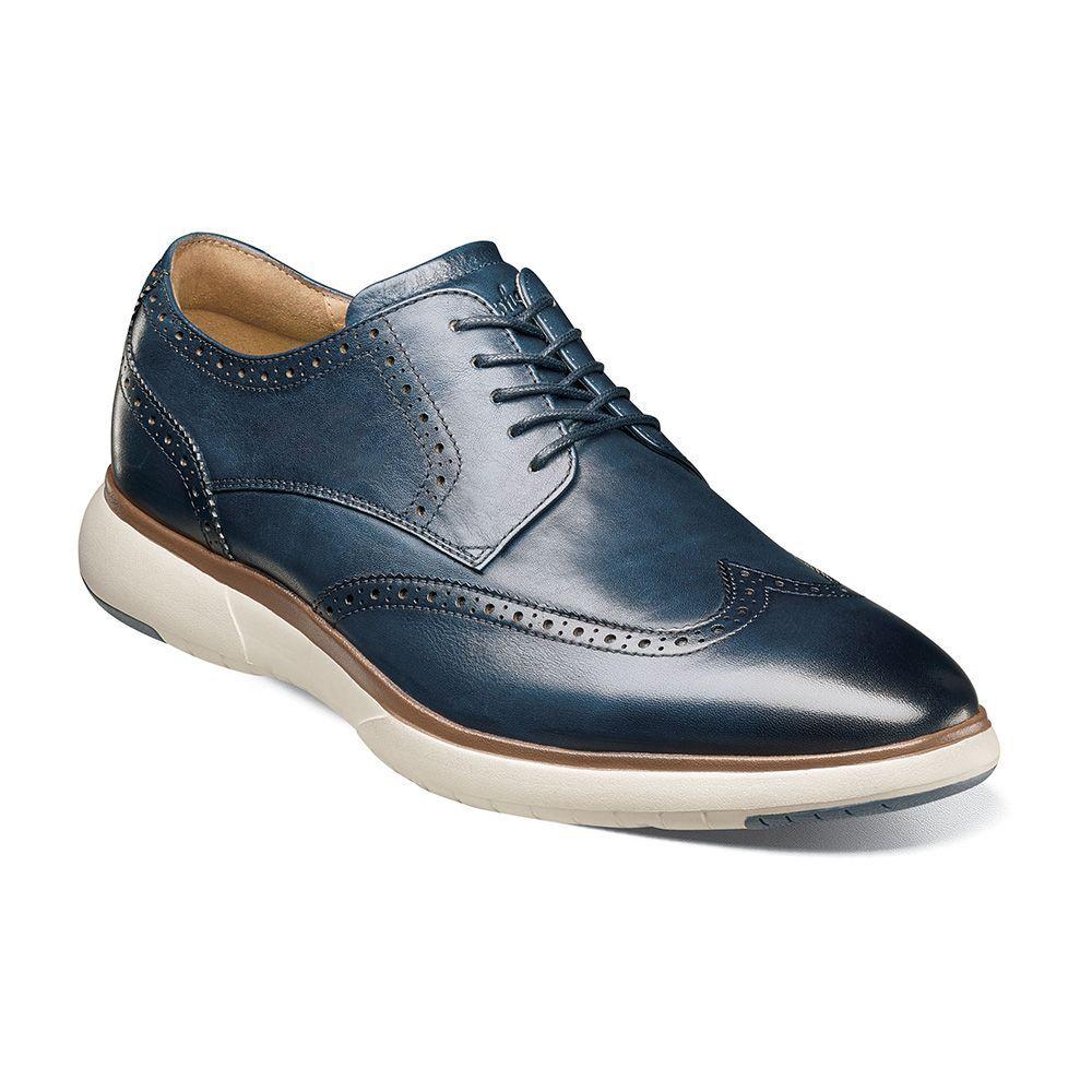 Zapatos Flair Wingtip Oxford Azul-0