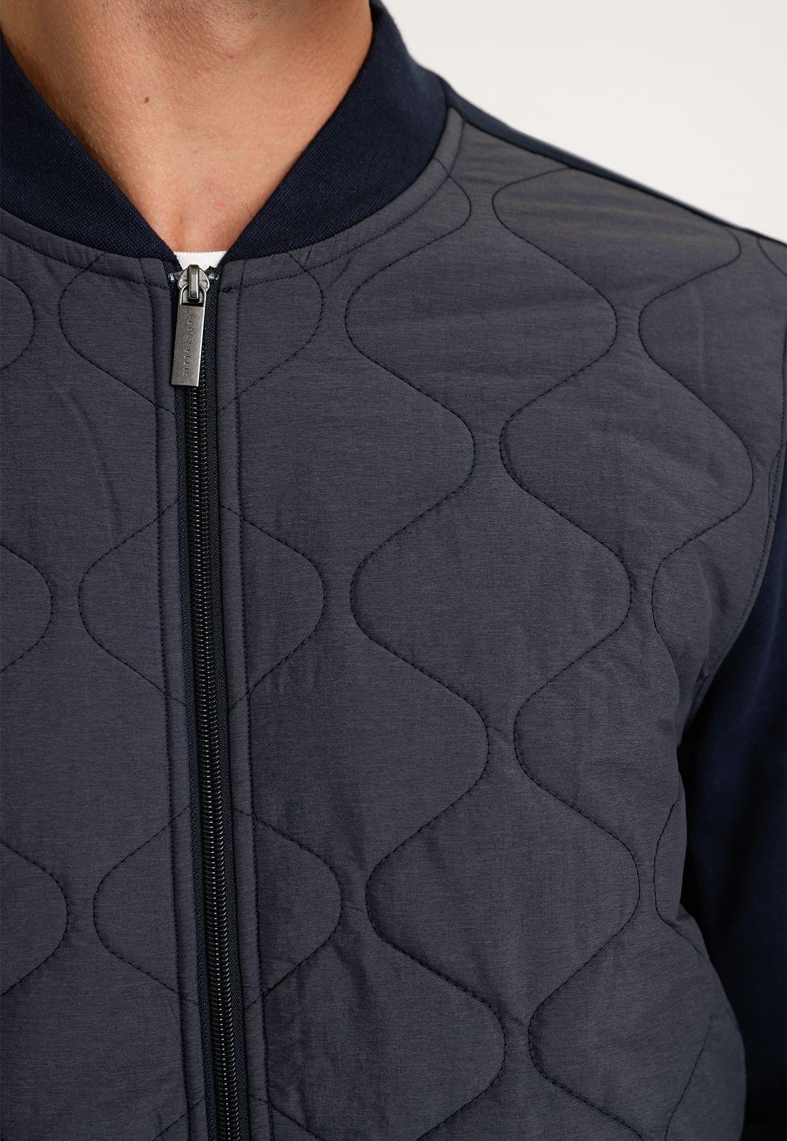 Polerón Hombre Con Cierre Navy-2