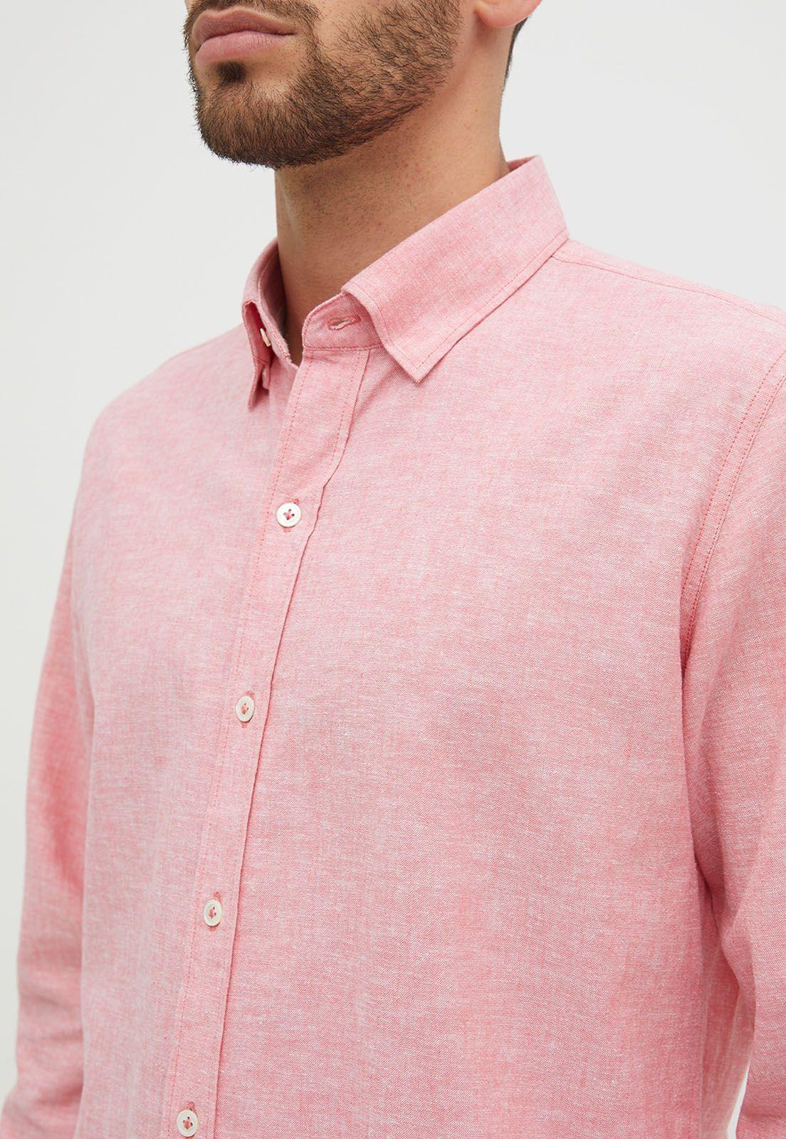 Camisa Lino Guardi Coral-1