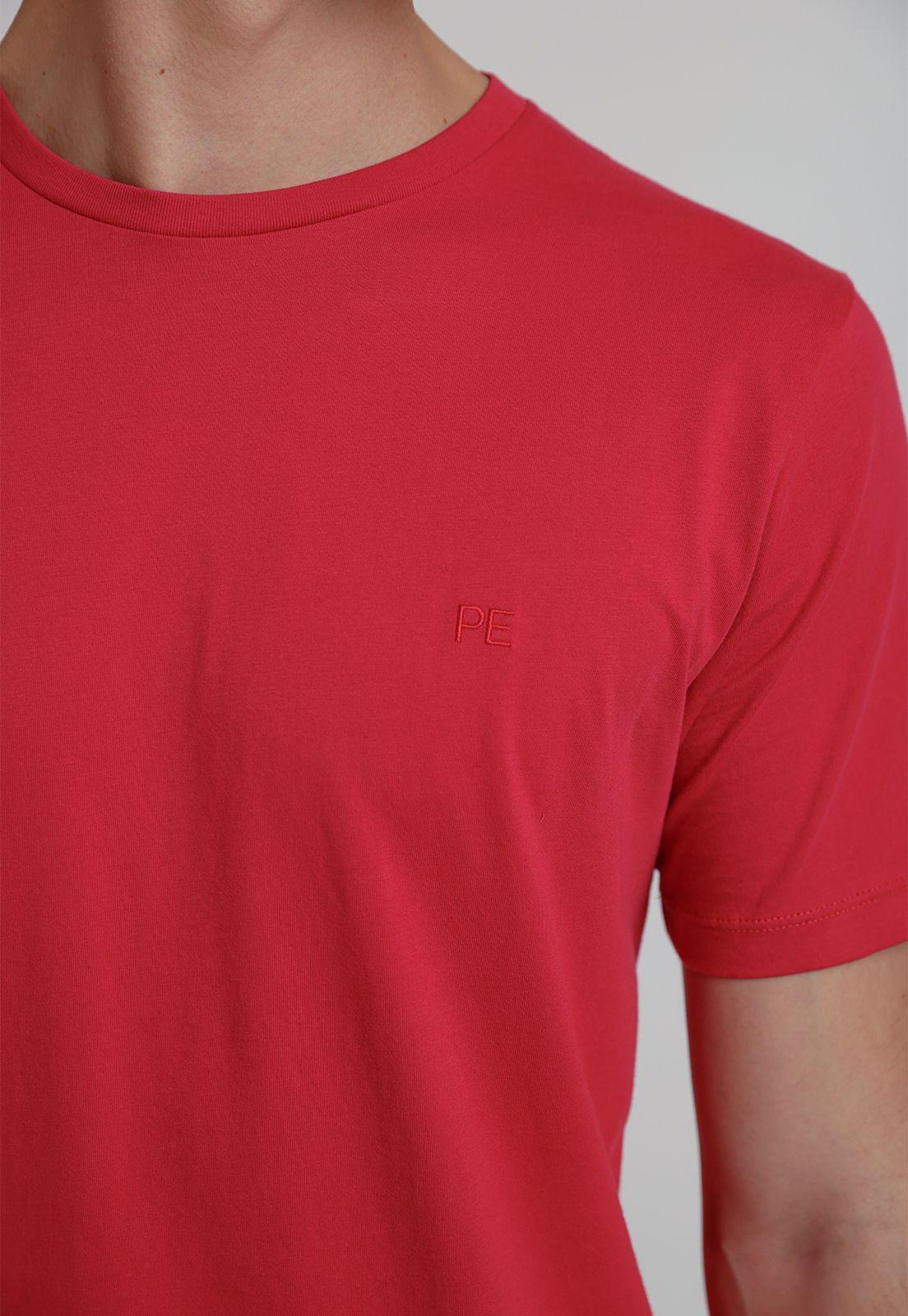 Polera Hombre Básica 100% Algodón Fucsia-2