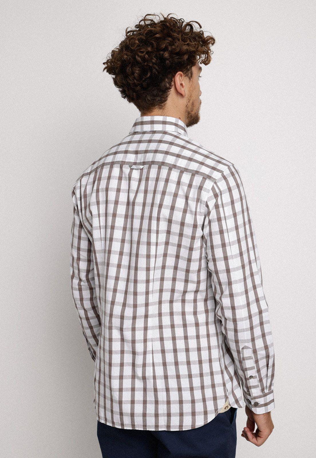 Camisa Broderick café-1