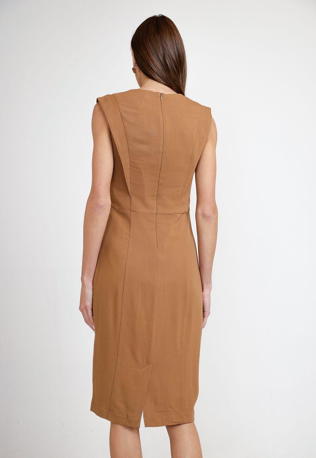 Vestido de Mujer Modelo Steffi Color Camel-2