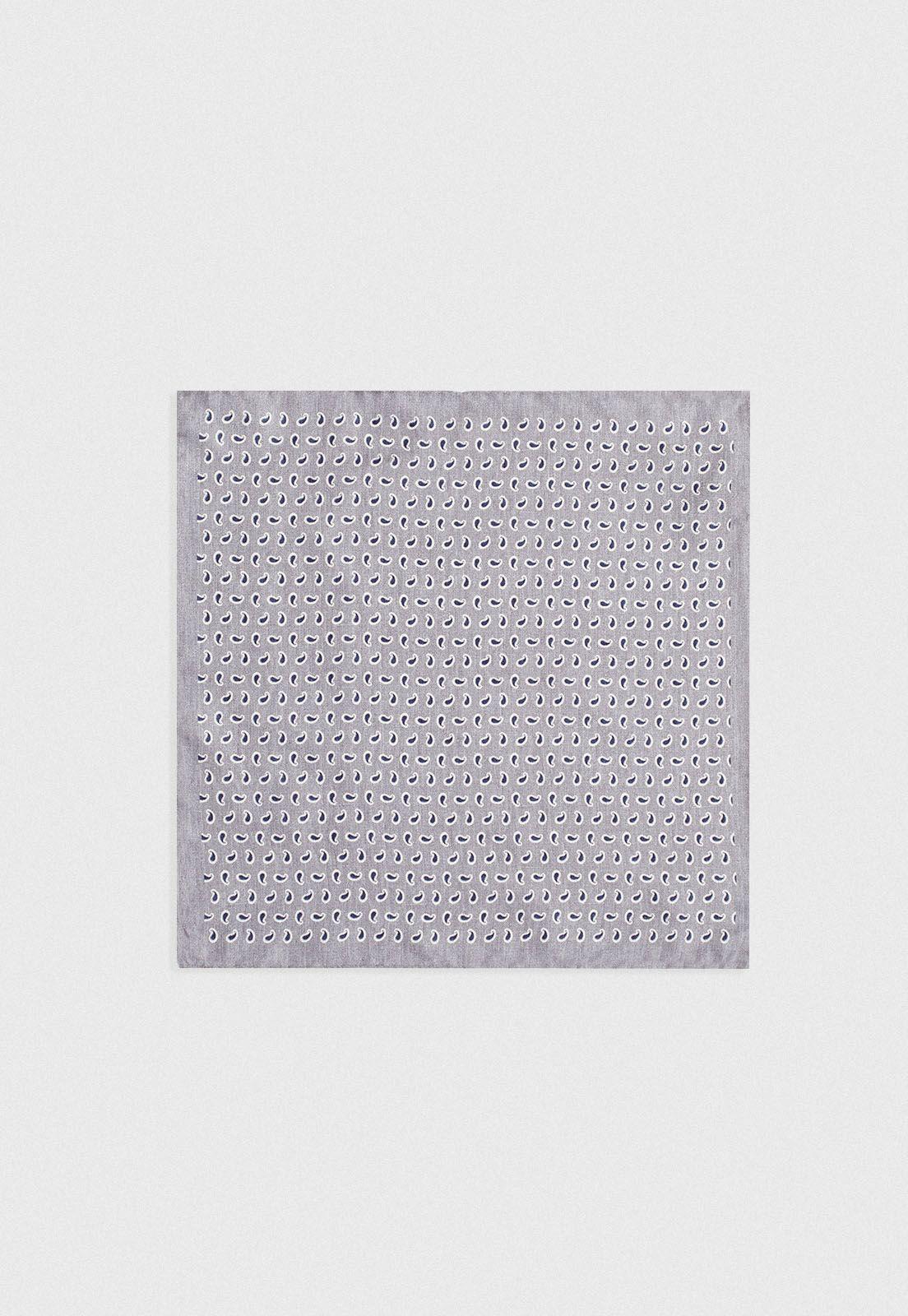 Pochet hombre Formal Luxury Seda Blanco-0