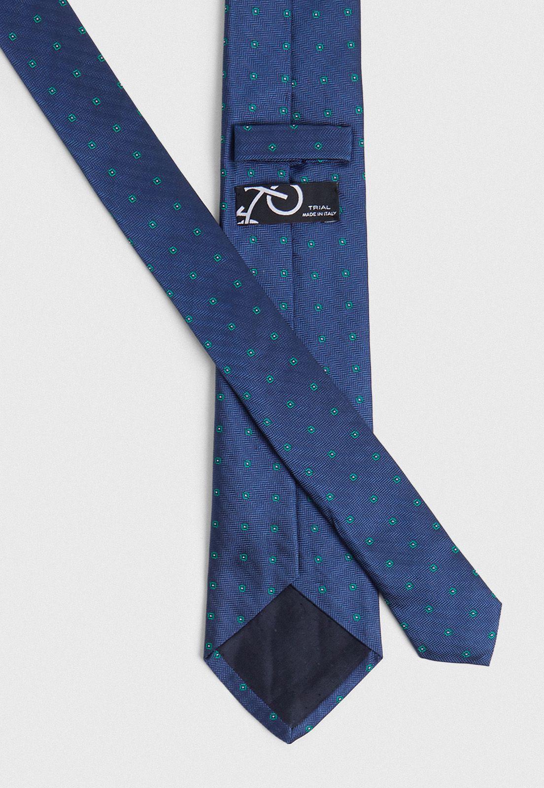 Corbata Formal Hombre Luxury Seda Azulino-2