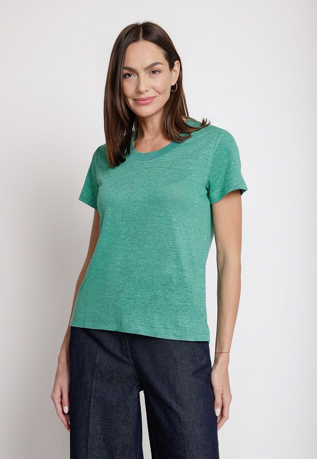 Polera de Mujer Modelo Gantt Color Verde-0