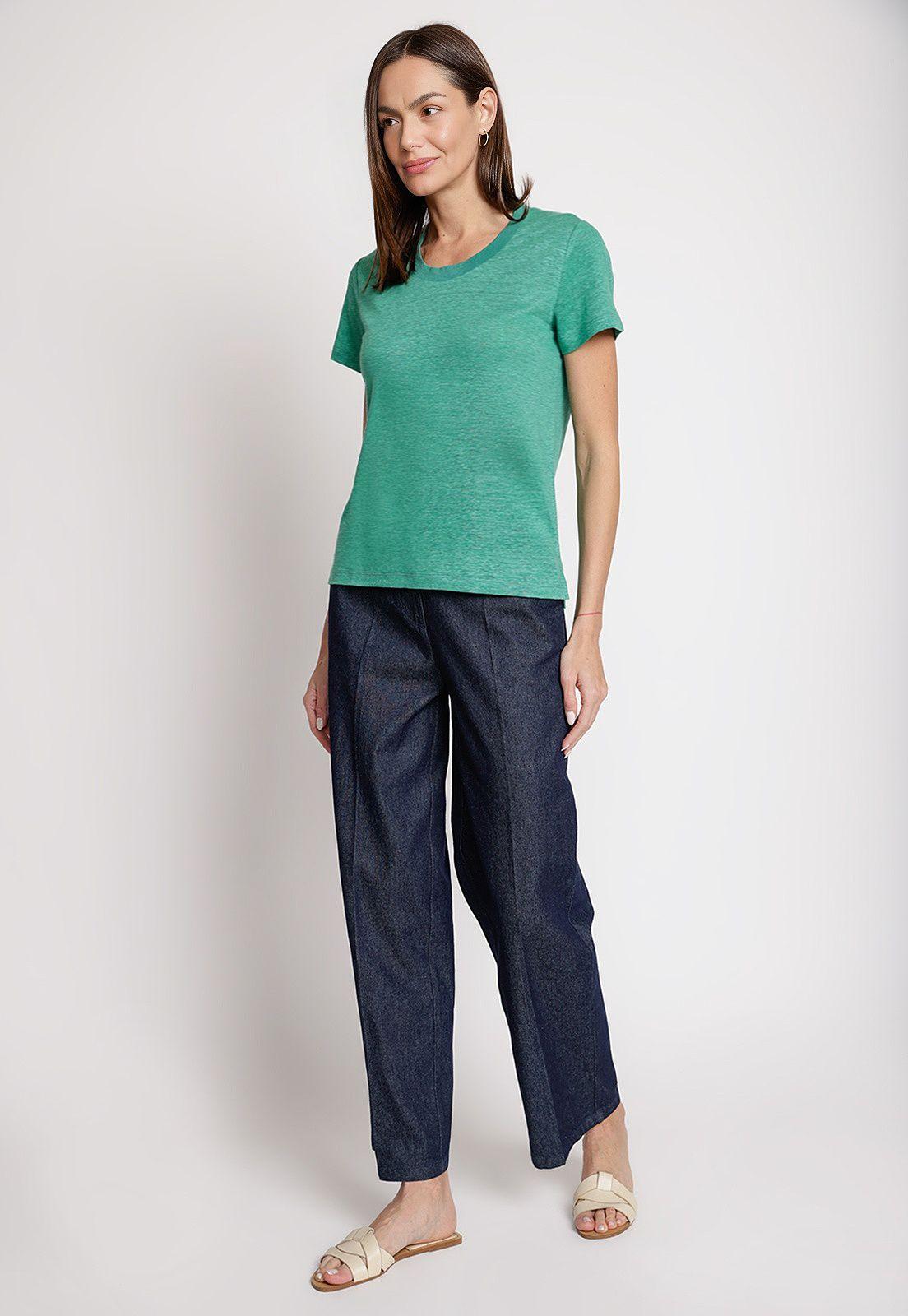 Polera de Mujer Modelo Gantt Color Verde-3