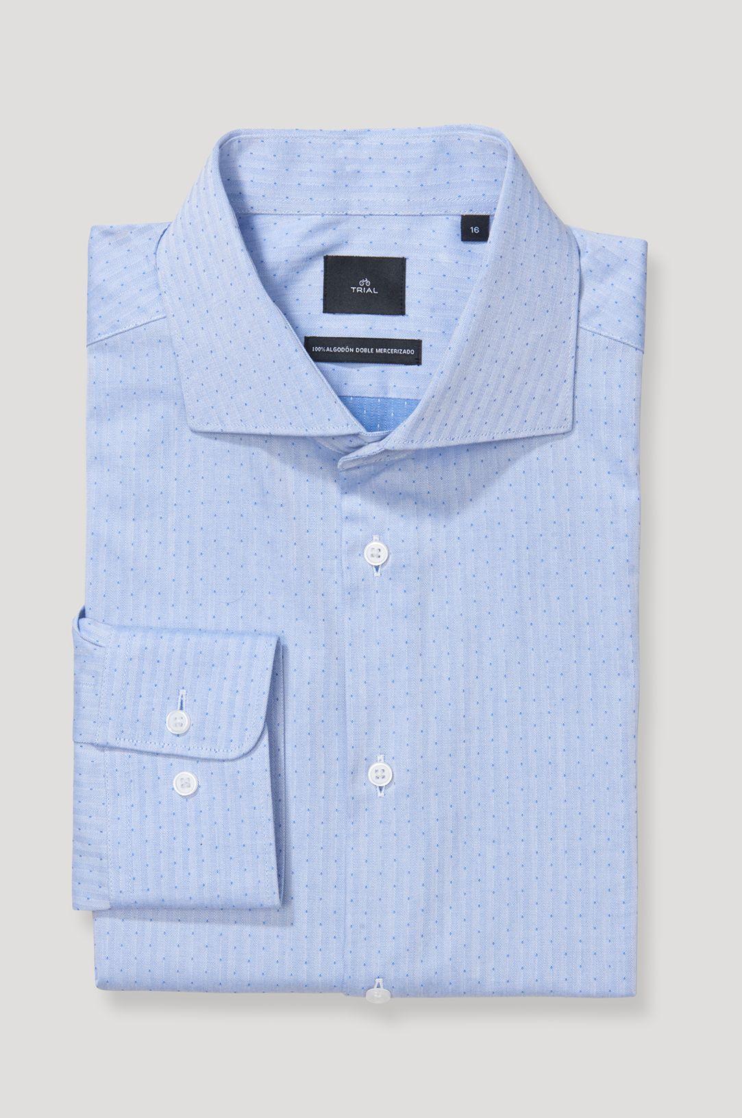 Camisa Formal fantasía celeste-0